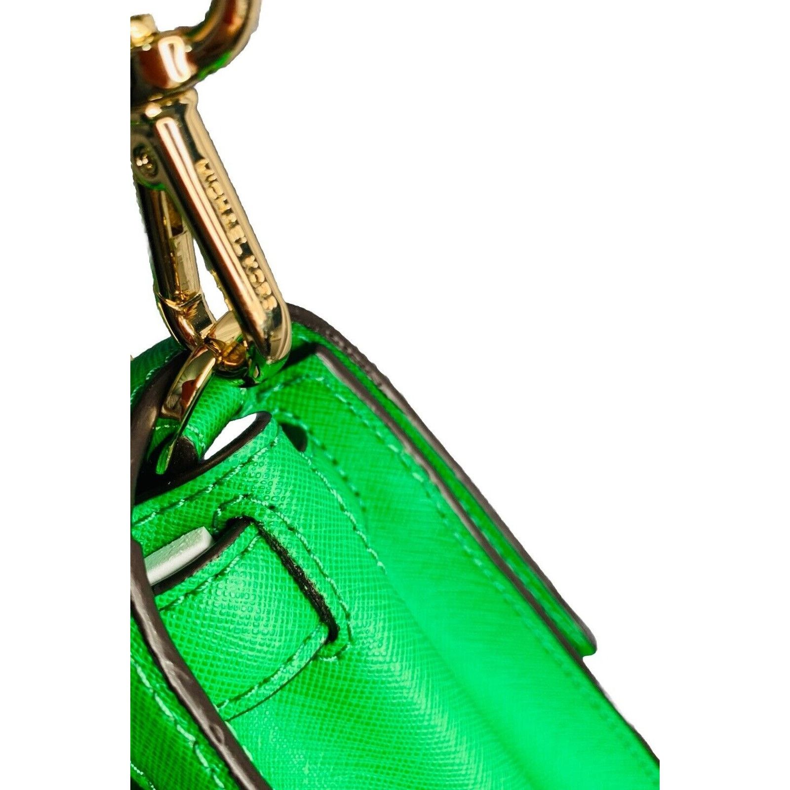 Michael Kors NWOT Michael Kors Dillon Green Palm STD MD Messenger Leather Size ONE SIZE - 11 Thumbnail