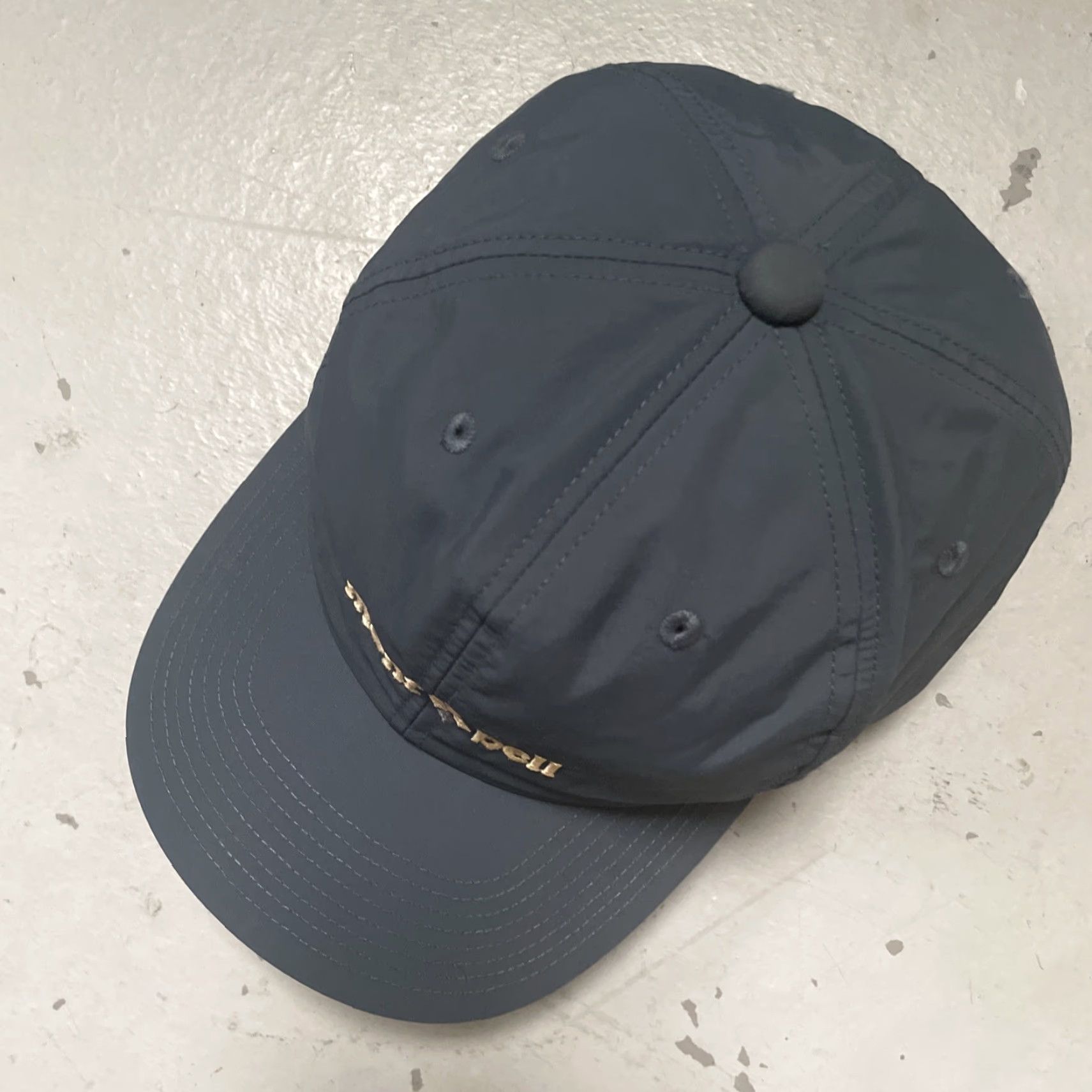 Montbell MONTBELL Nylon SnapBack Logo Spell Out Camp Outdoor Hiking Cap OS Blue Unisex Adults Cap Photo-Brand Outdoor Sports Gorp Trek Style 90s? Size ONE SIZE - 2 Thumbnail