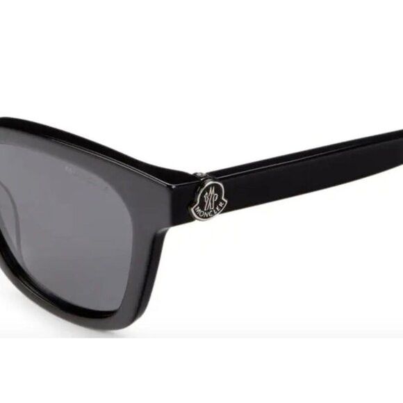 Moncler Moncler 50MM Square Sunglasses Black Size ONE SIZE - 2 Thumbnail