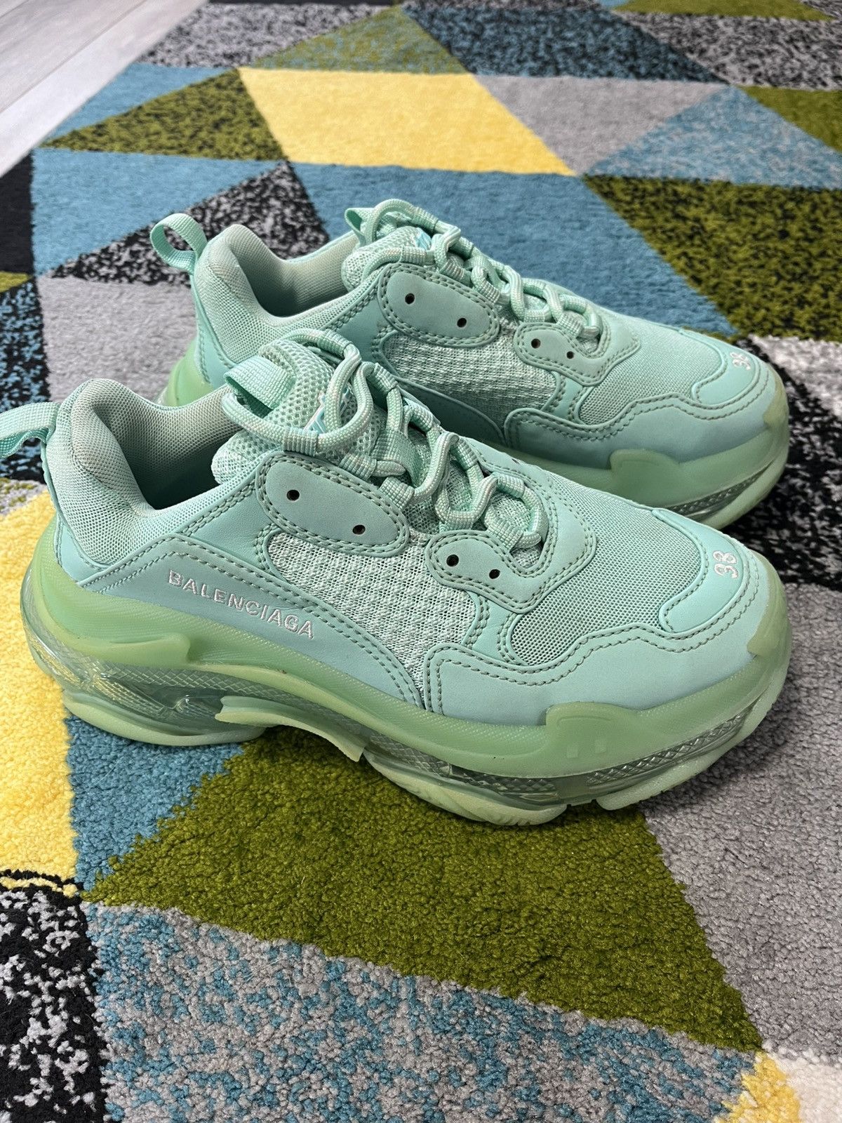 Balenciaga Balenciaga Triple S Clear Sole Size US 7 / IT 37 - 1 Thumbnail