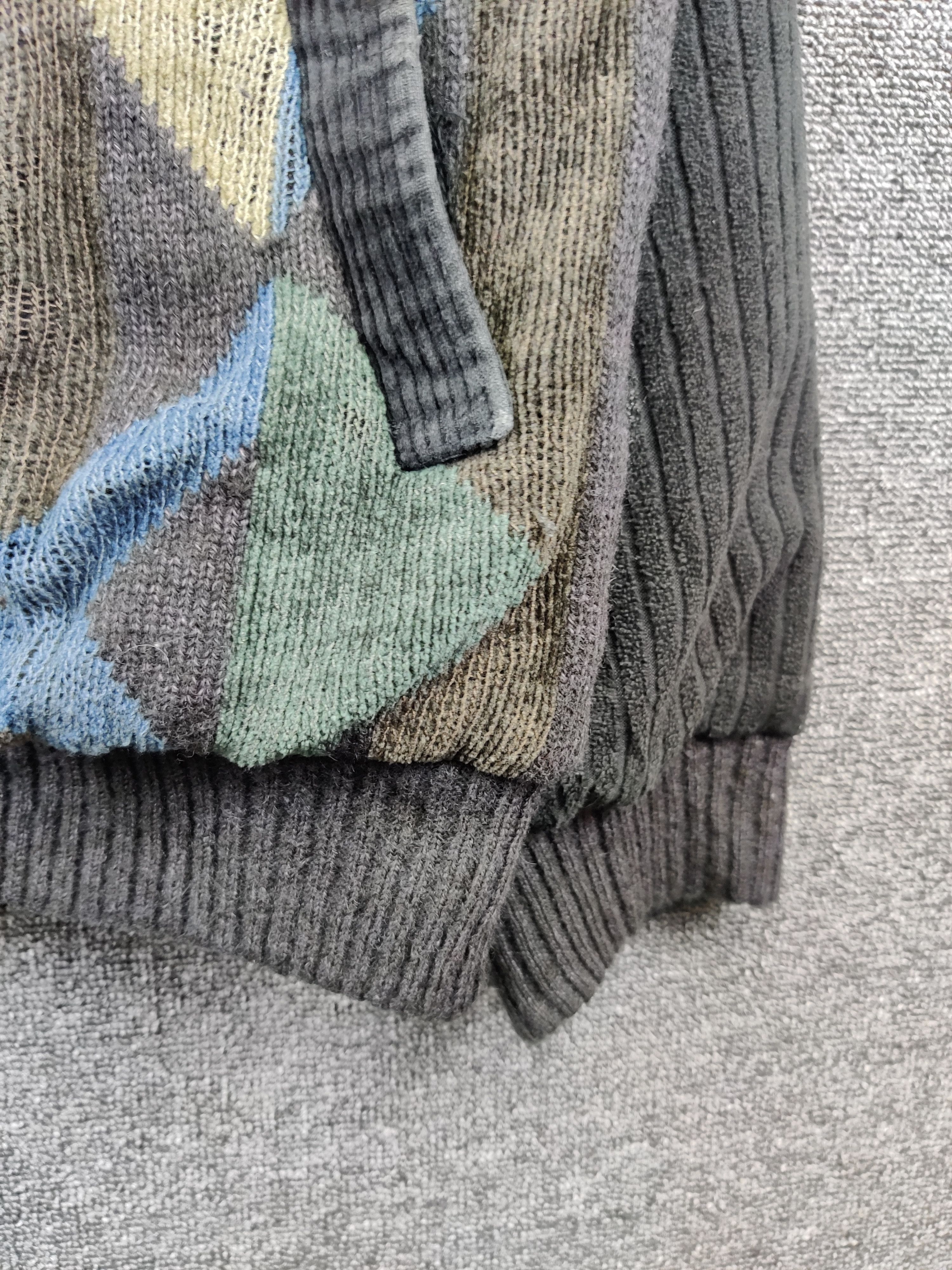 Japanese Brand Vintage Southern Harbor Zipper Knit Sweater Nice Design Size US L / EU 52-54 / 3 - 3 Thumbnail