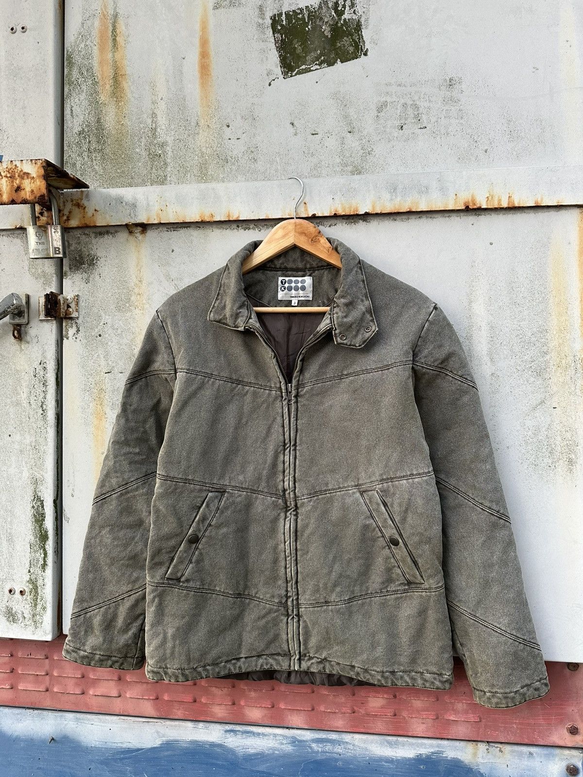 Takeo Kikuchi 👹Vintage Faded Takeo Kikuchi Denim Jacket Size US M / EU 48-50 / 2 - 2 Thumbnail