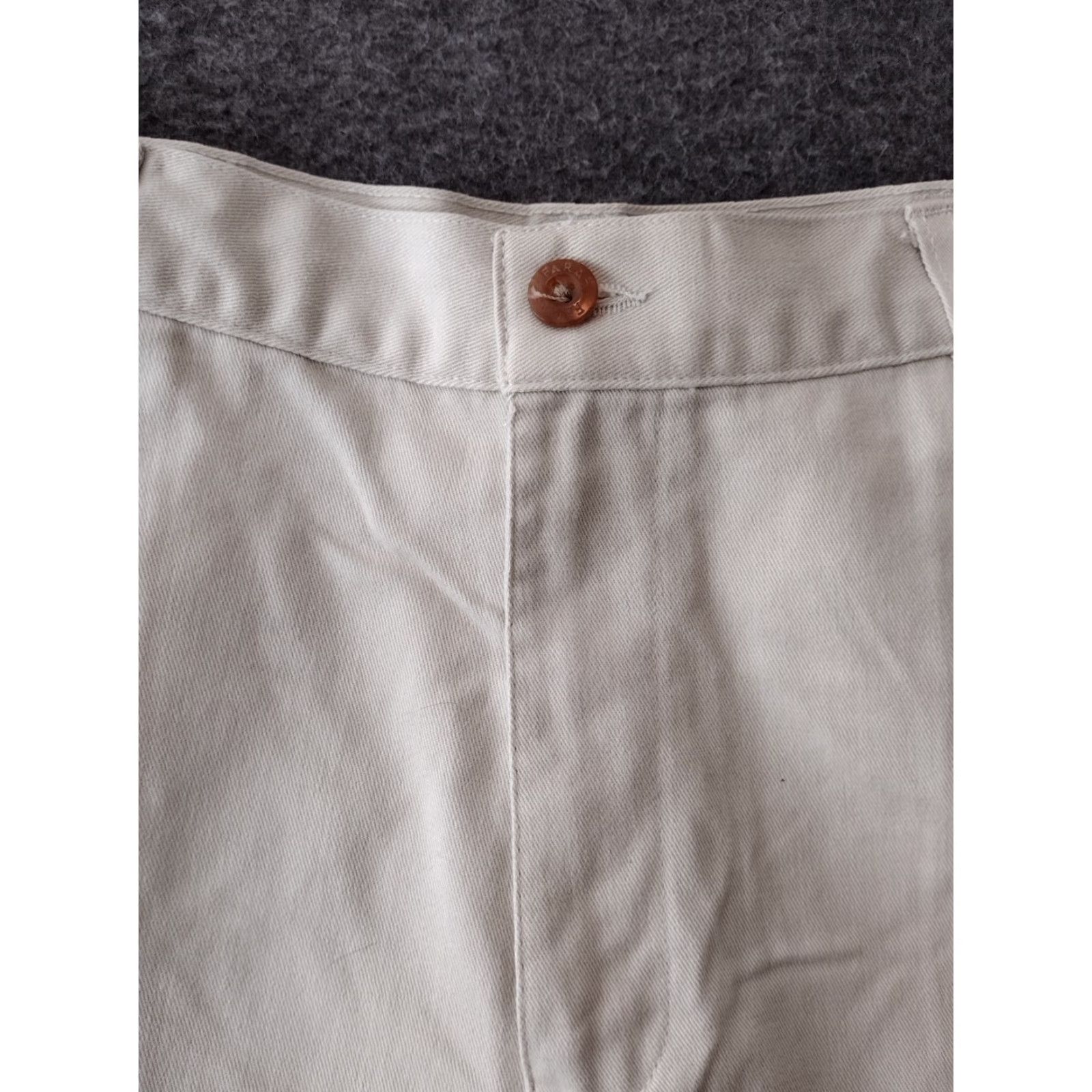 Farah FARAH Chino Shorts Shirt 30W Tan Women 90s Casual 4-Pocket Slit Pockets Mid Rise Cotton Spandex Beachwear? Size 30" / US 8 / IT 44 - 3 Thumbnail