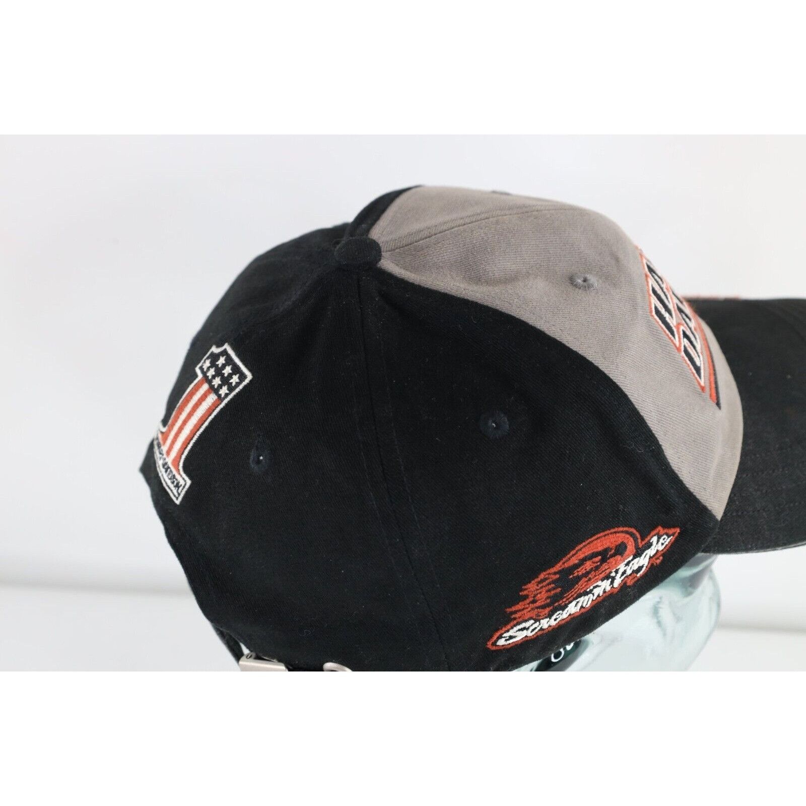 Harley Davidson × Vintage Vintage Distressed Spell Out Harley Davidson Motorcycles Hat Size ONE SIZE - 9 Thumbnail
