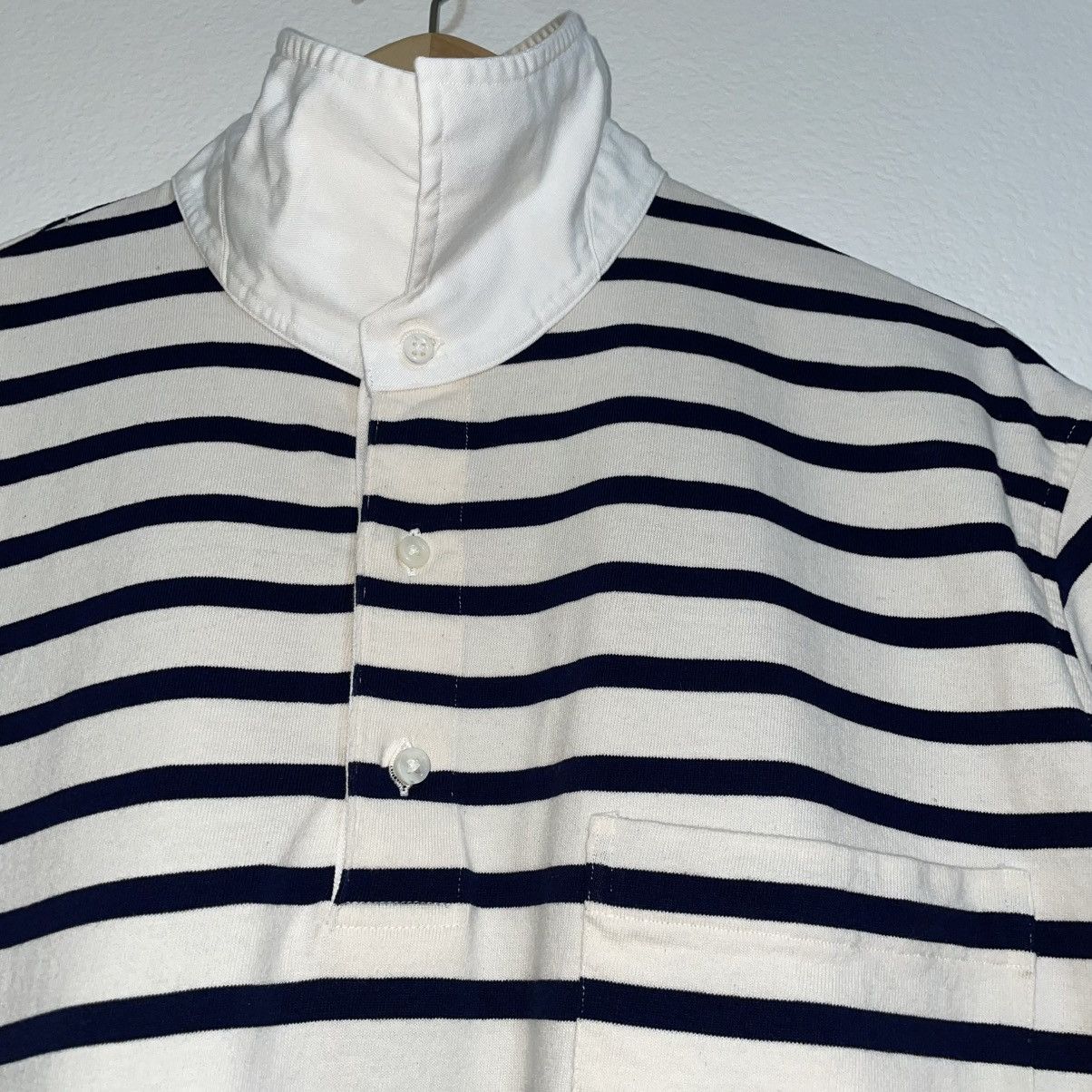 Sid Mashburn Sid Mashburn Striped Rugby Polo Size US XL / EU 56 / 4 - 6 Thumbnail