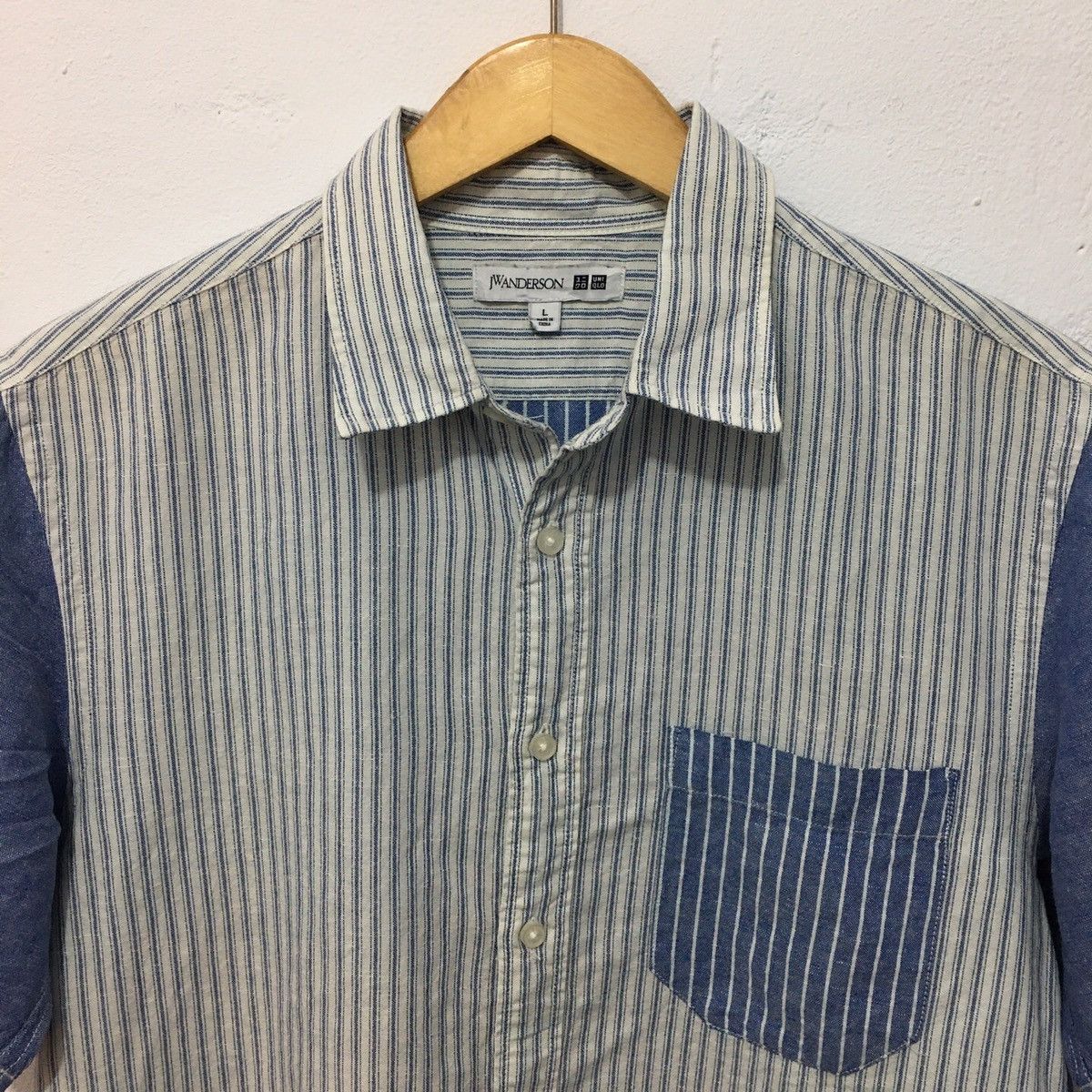 JW Anderson × Uniqlo 💥SOLD💥 Uniqlo Jw Anderson Hickory Shirt Size US L / EU 52-54 / 3 - 7 Thumbnail
