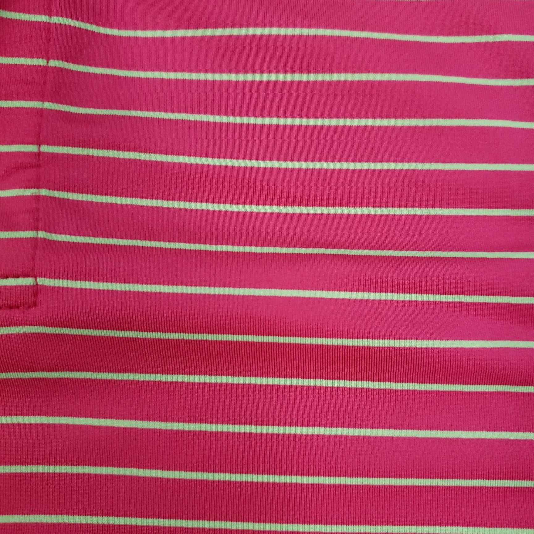 Footjoy FootJoy Polo Shirt Mens M Pink Striped Short Sleeve Stretch Golf Logo Size US M / EU 48-50 / 2 - 6 Thumbnail