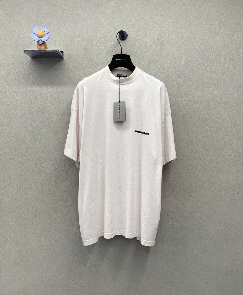 Balenciaga Balenciaga Logo Letter Printed Short Sleeve Size US M / EU 48-50 / 2 - 1 Thumbnail