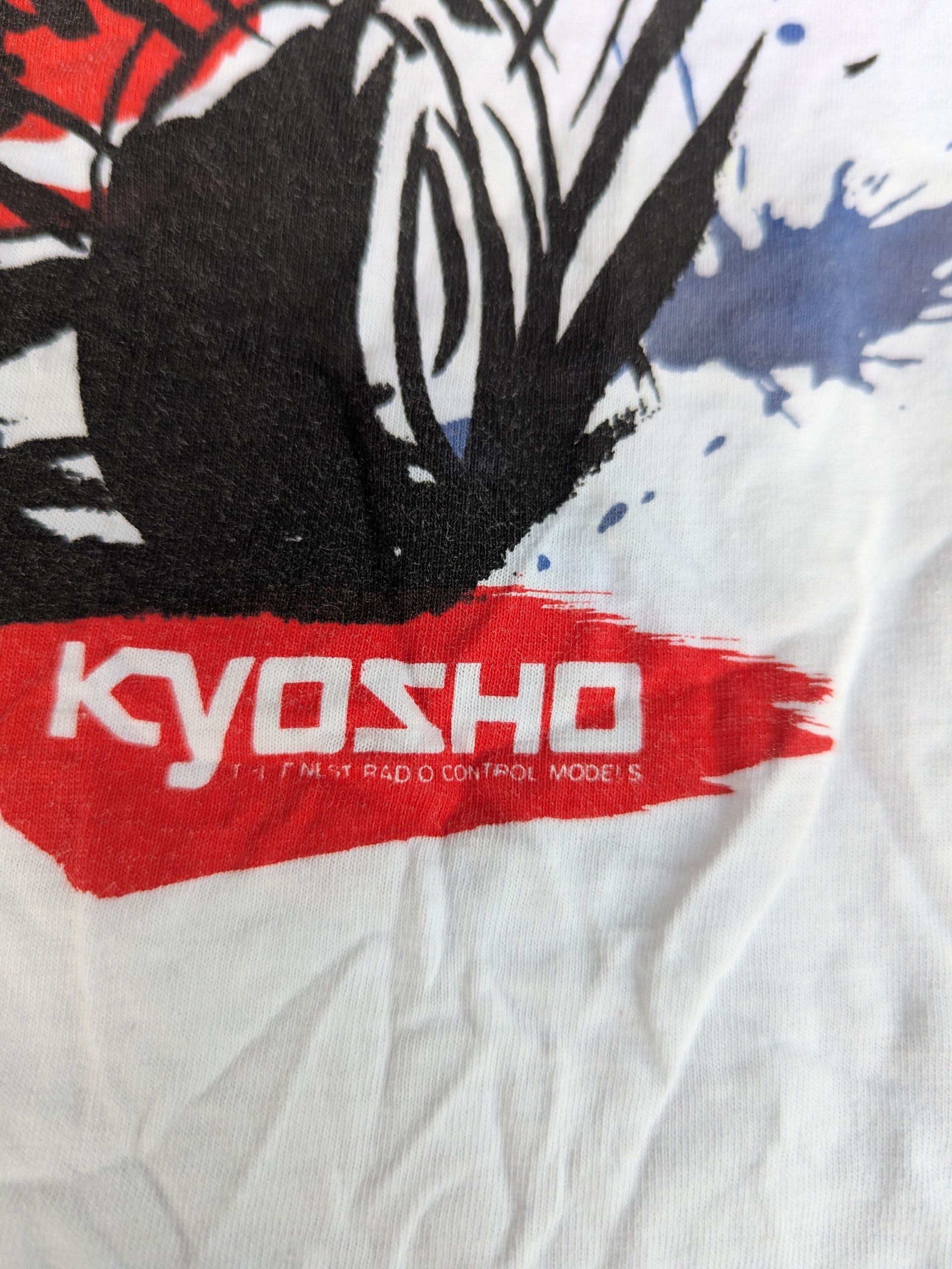 Japanese Brand 🇯🇵 Vintage 1990s Kyosho Japanese Harajuku Tee Distressed Size US S / EU 44-46 / 1 - 5 Thumbnail