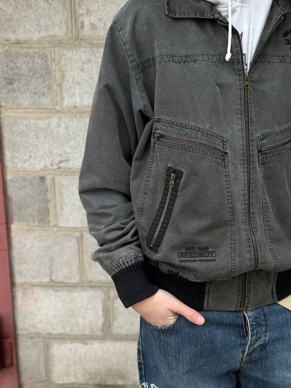 Y/Project VTG Mans Speedo boy Light Jacket Bomber Size XXL Y2K Hype Size US XXL / EU 58 / 5 - 3 Thumbnail