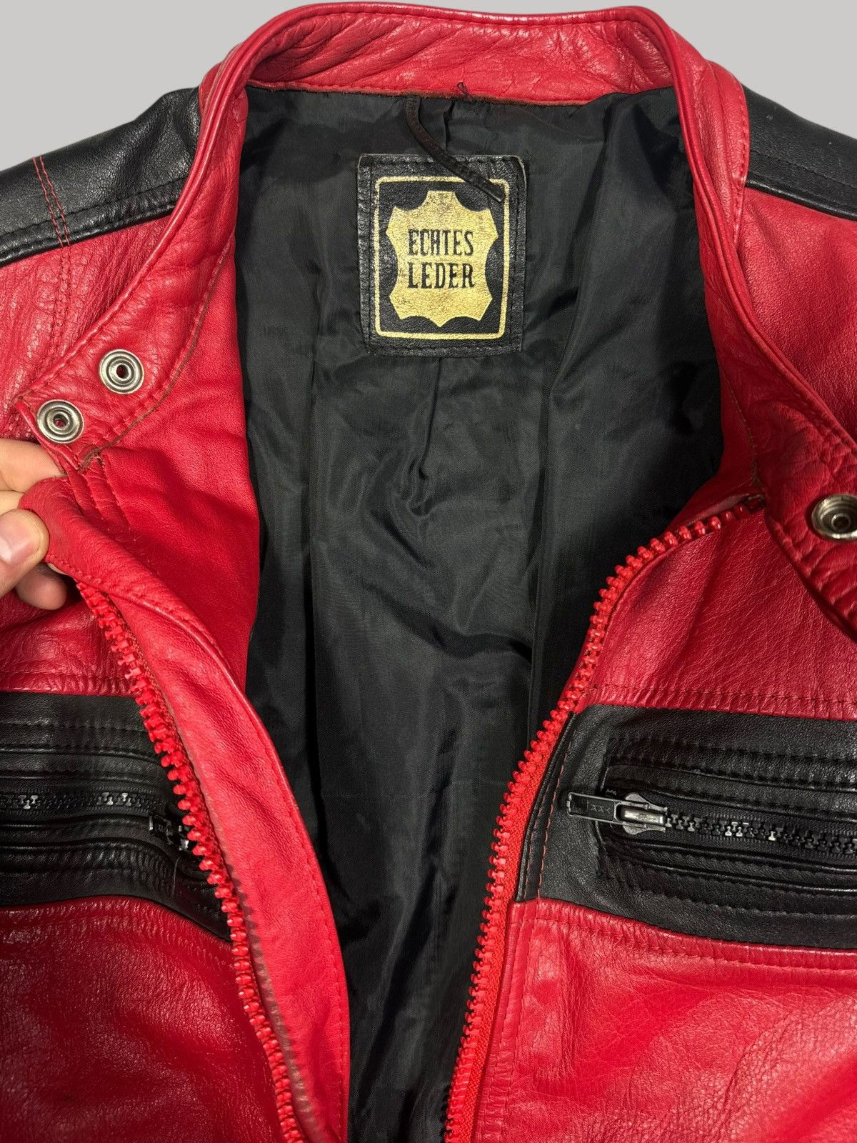 Vintage Vintage racer leather jacket racing Size US S / EU 44-46 / 1 - 3 Thumbnail
