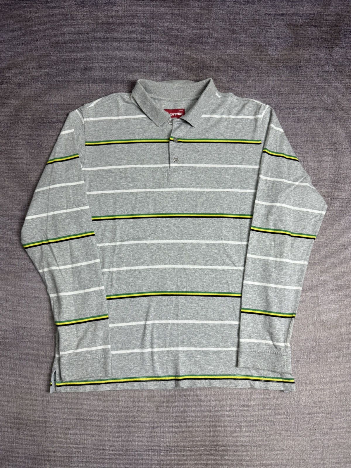 Supreme SUPREME POLO SHIRT LONG SLEEVE Size US M / EU 48-50 / 2 - 1 Thumbnail