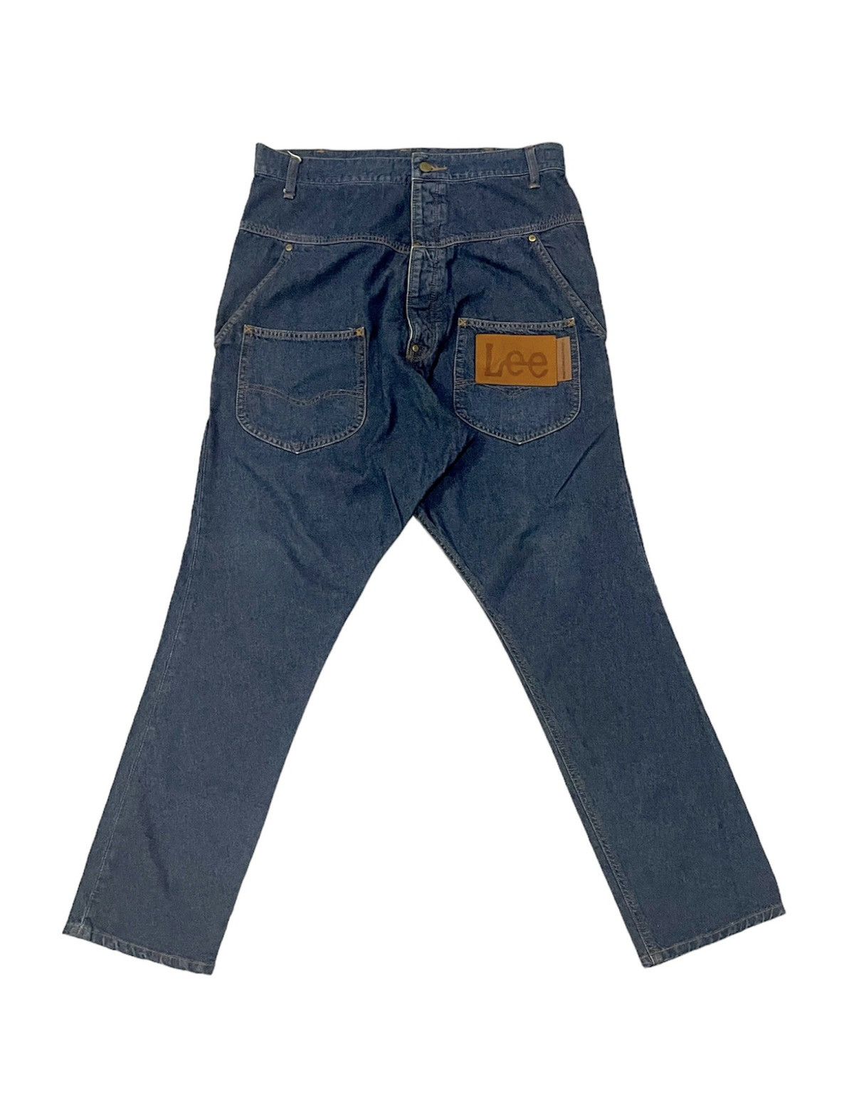 Lee × Vintage × mercibeaucoup Mercibeaucoup Cross Lee Denim Pants Size US 33 - 1 Thumbnail