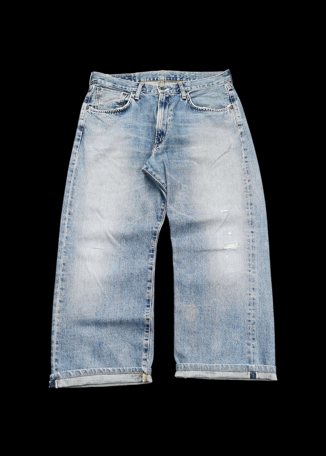 Edwin Vintage Edwin 505 Baggy Selvedge Jeans Size US 34 / EU 50 - 6 Thumbnail