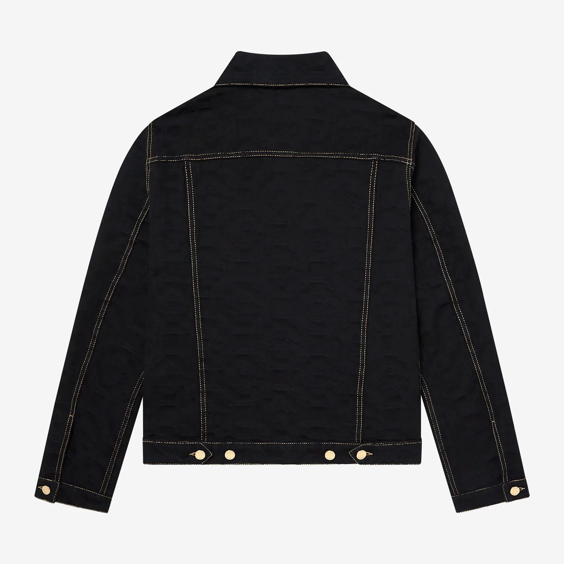 Casablanca o1mle0326 Jacquard Denim Jacket in Black Size US XXL / EU 58 / 5 - 3 Thumbnail