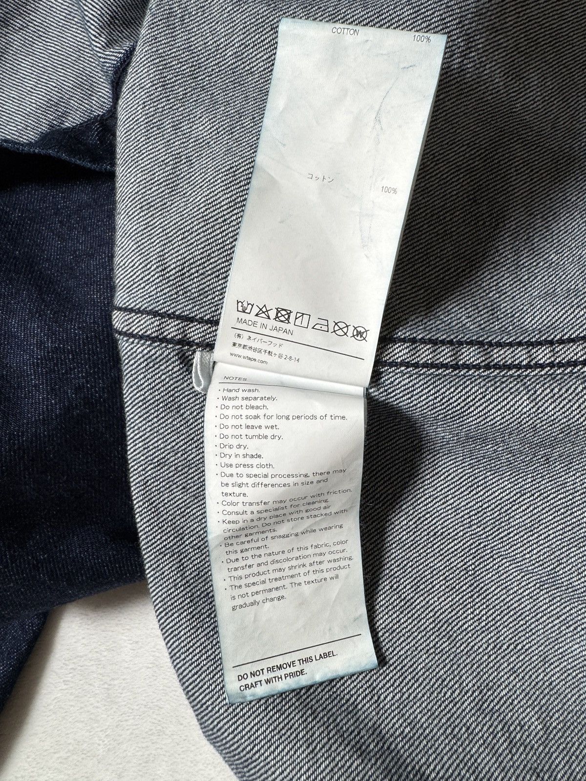 Wtaps CBW L/S Denim Shirt Indigo Size US S / EU 44-46 / 1 - 11 Thumbnail