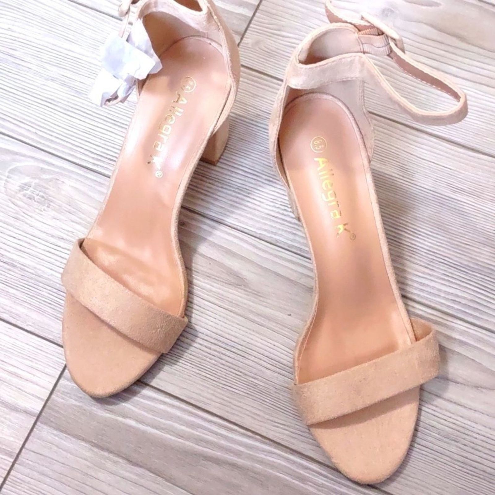 Other (44-3216) Allegra K Women's High Chunky Sandals Sz 8.5 Size US 8.5 / IT 38.5 - 2 Thumbnail
