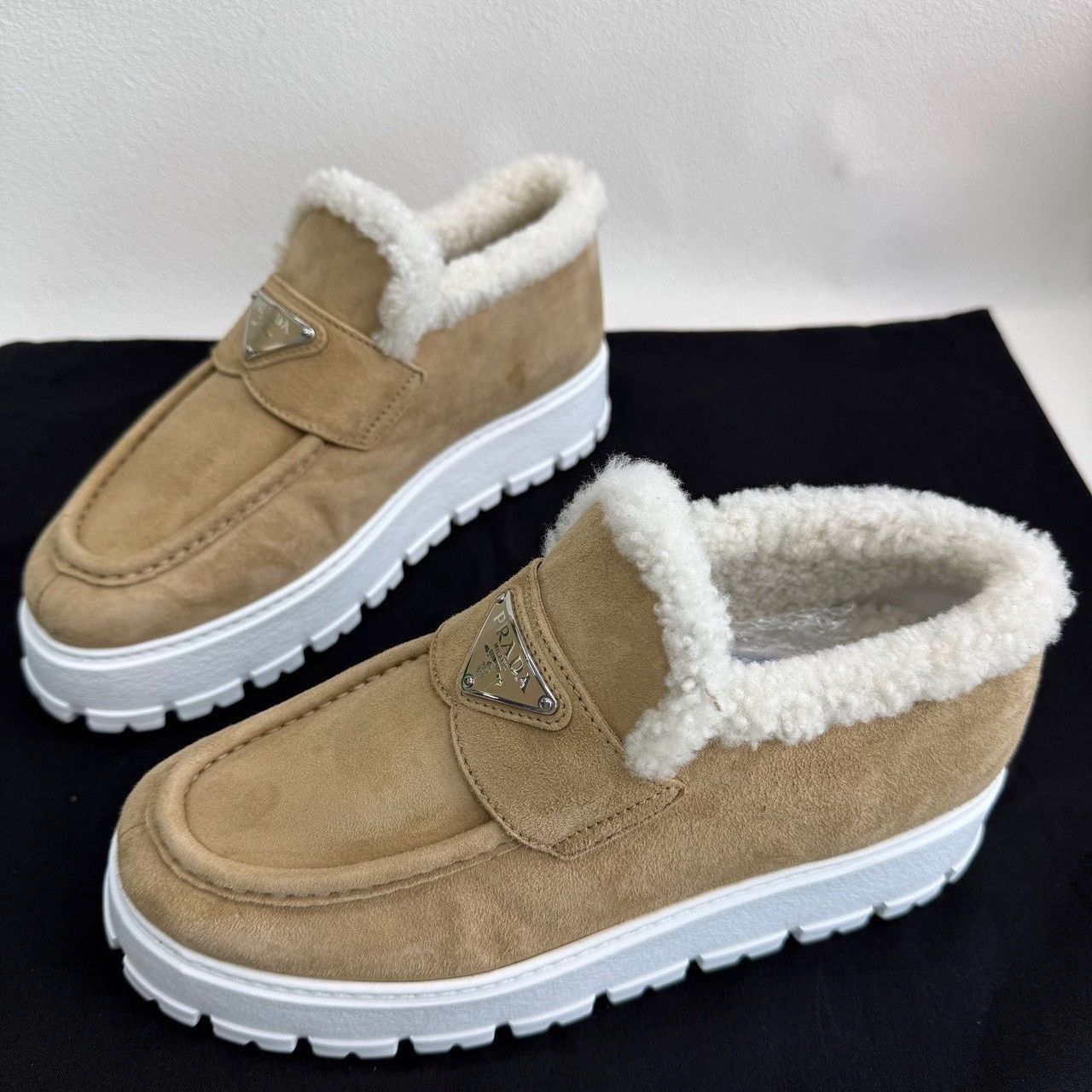 Prada Prada Brown Lowtop Sneakers us_6-5 Women Size US 6.5 / IT 36.5 - 1 Thumbnail