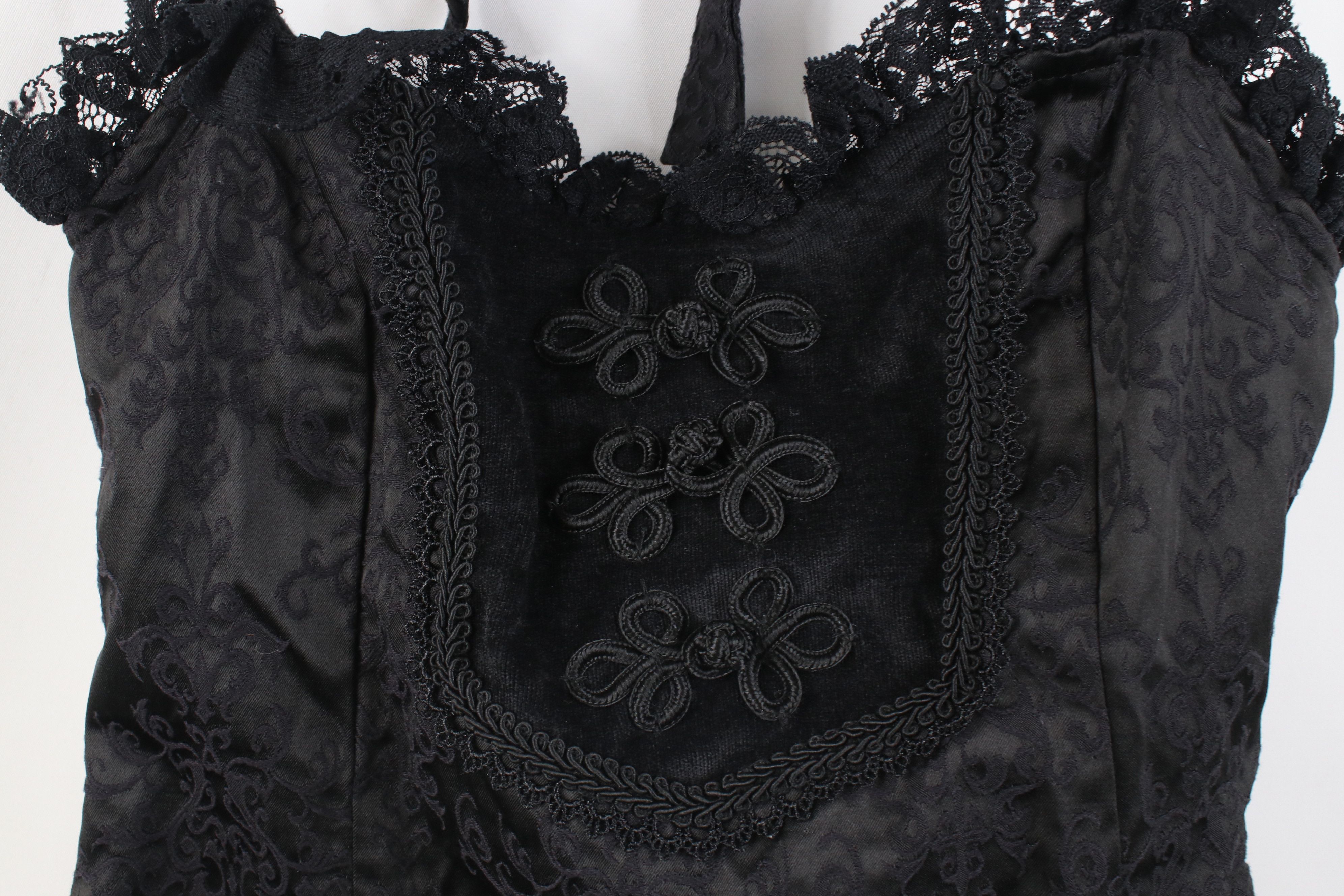 Vintage Vintage Y2K Streetwear Babydoll Bella Gothic Lace Dress Size S / US 4 / IT 40 - 5 Thumbnail
