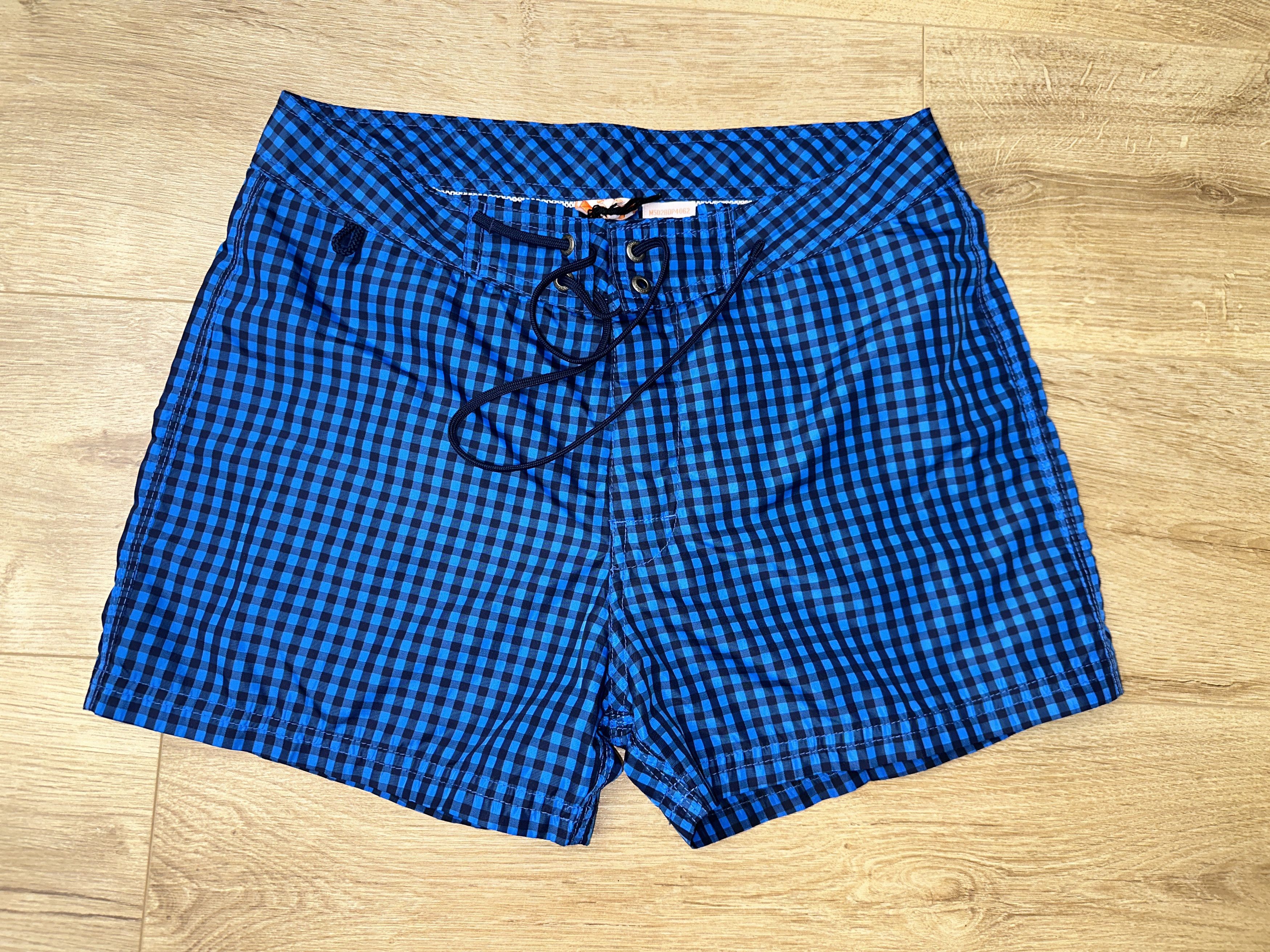 Sundek Sundek 29 Check Swim Trunks Rainbow Board Shorts Size 29 Size US 29 - 2 Thumbnail