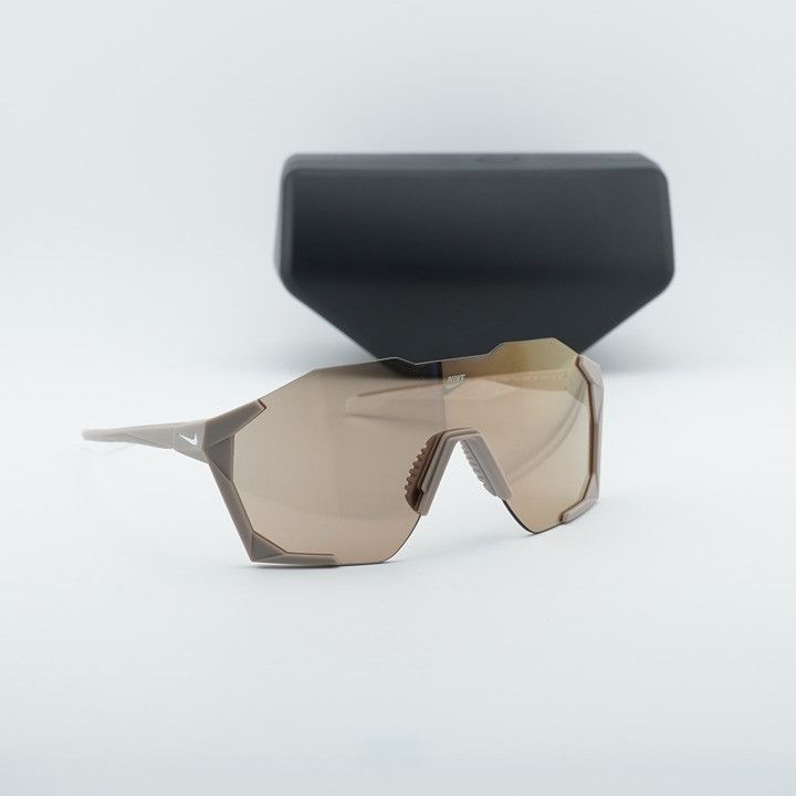 Nike NIKE CHARGED SHIELD IB3518X 009 Sunglasses Grey Shield Frame Size ONE SIZE - 9 Thumbnail