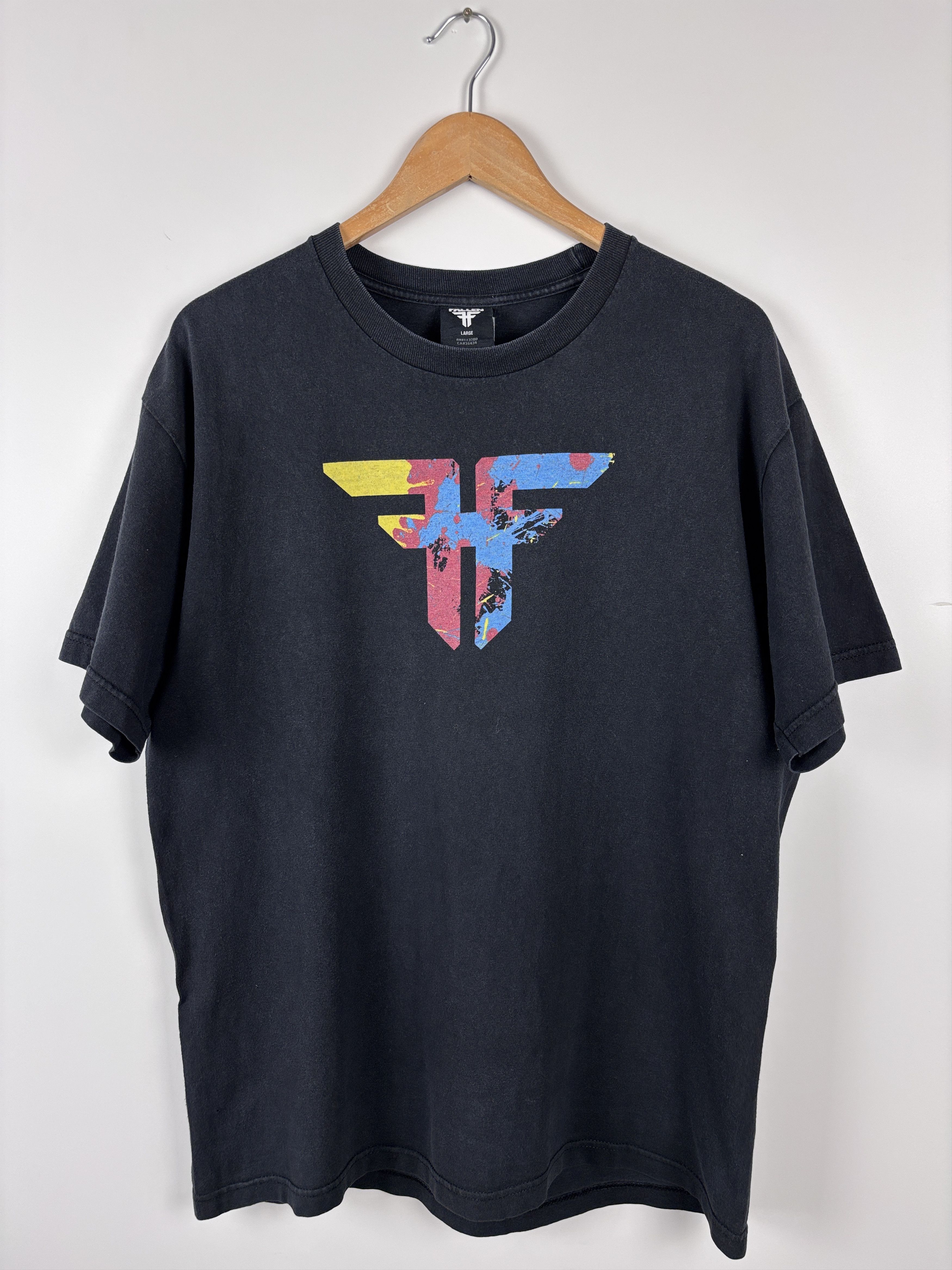 Fallen × Vintage Mens Fallen Skateboard Logo T-Shirt Y2K Black Size L Size US L / EU 52-54 / 3 - 1 Thumbnail