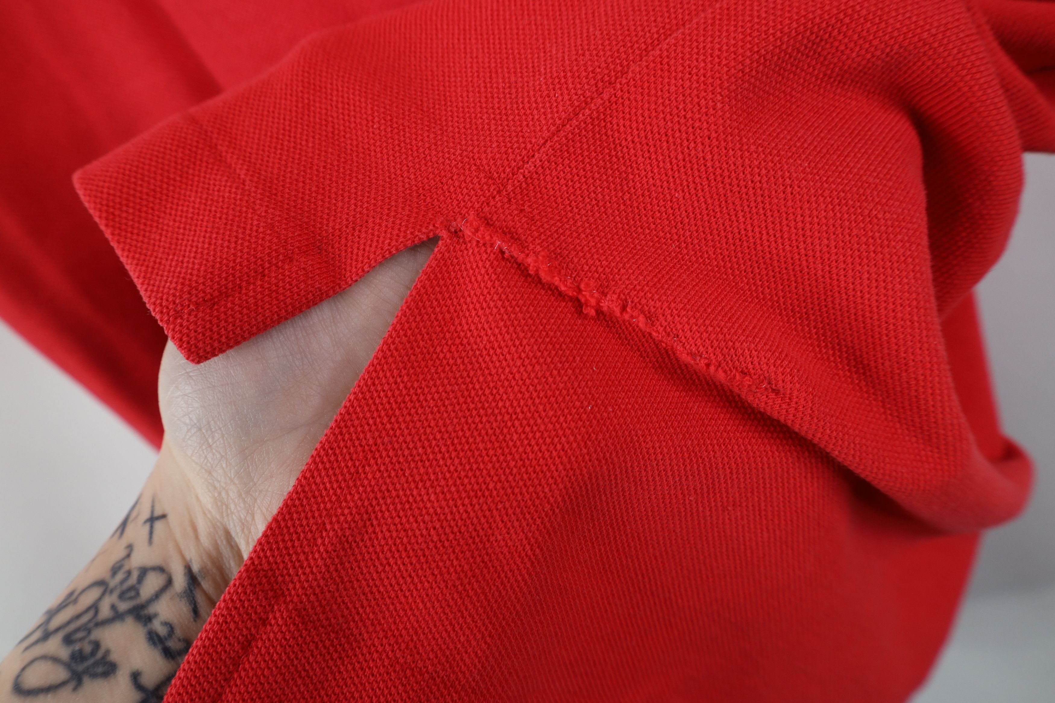 Banana Republic Vintage 90s Banana Republic Safari Knit Baggy T-Shirt Red Size US S / EU 44-46 / 1 - 8 Thumbnail