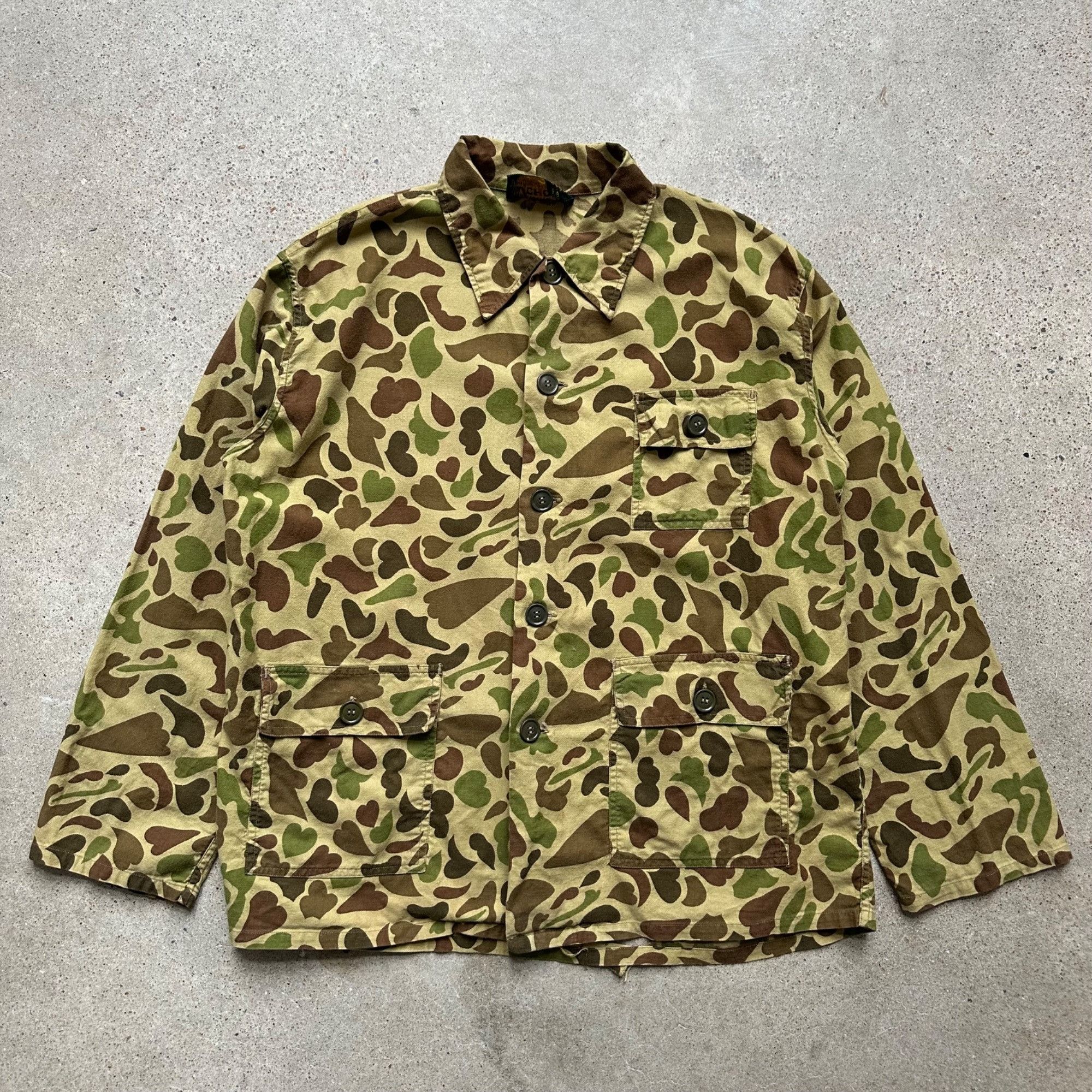 Vintage Red Head Duck Camo Hunting Jacket Mens Large