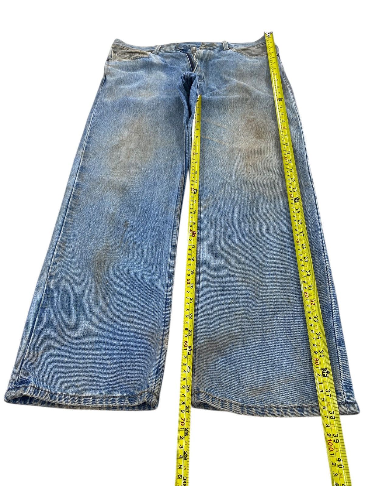 Japanese Brand Japanese Brand Dirty Mud Wash Style Loose Jeans Size US 34 / EU 50 - 7 Thumbnail