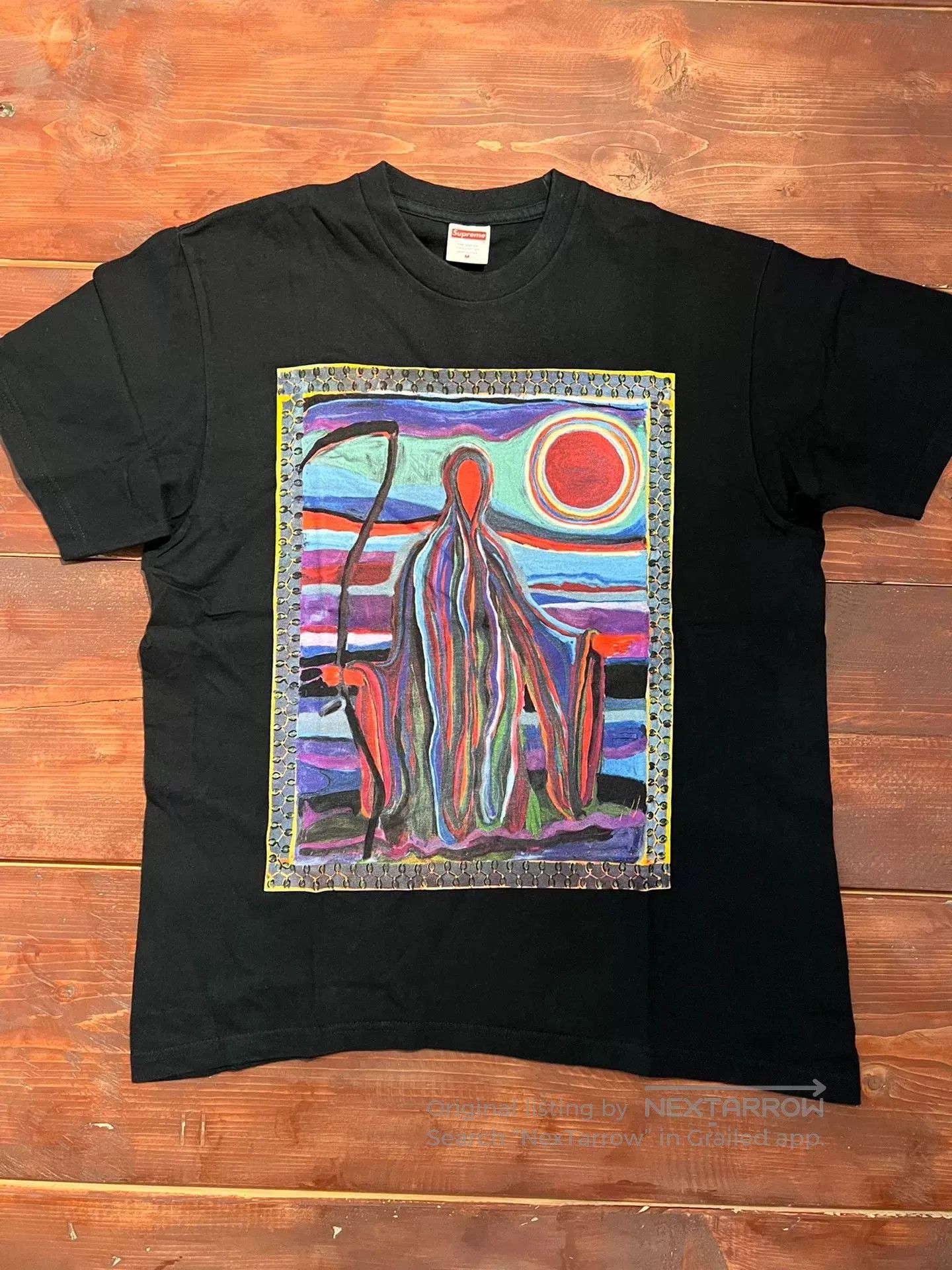 Supreme supreme 19ss reaper graphic t-shirt black. Size US M / EU 48-50 / 2 - 1 Thumbnail