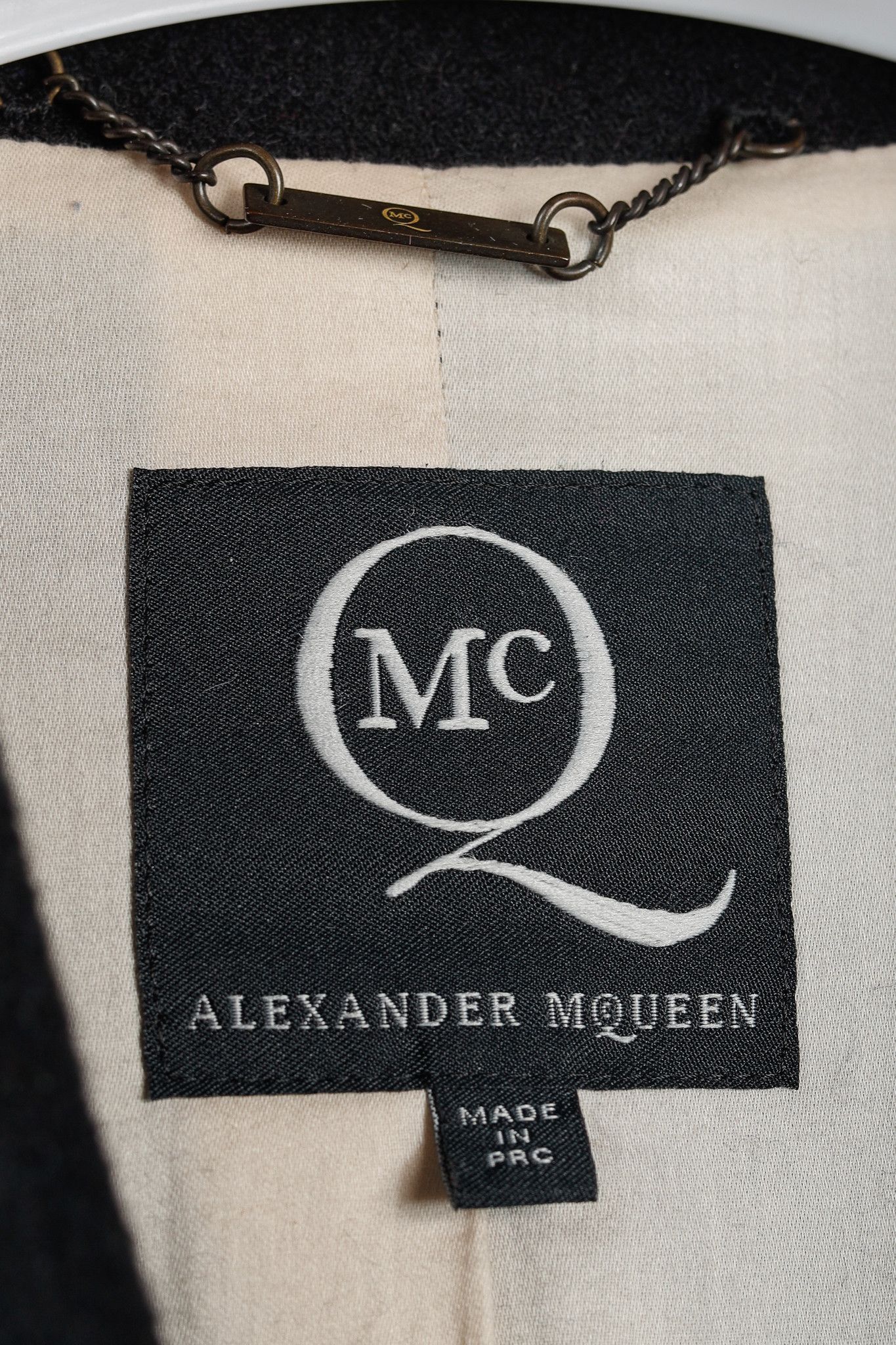 McQ Alexander McQueen McQ Alexander McQueen Black Wool Zippered Tail Coat Size S / US 4 / IT 40 - 5 Thumbnail