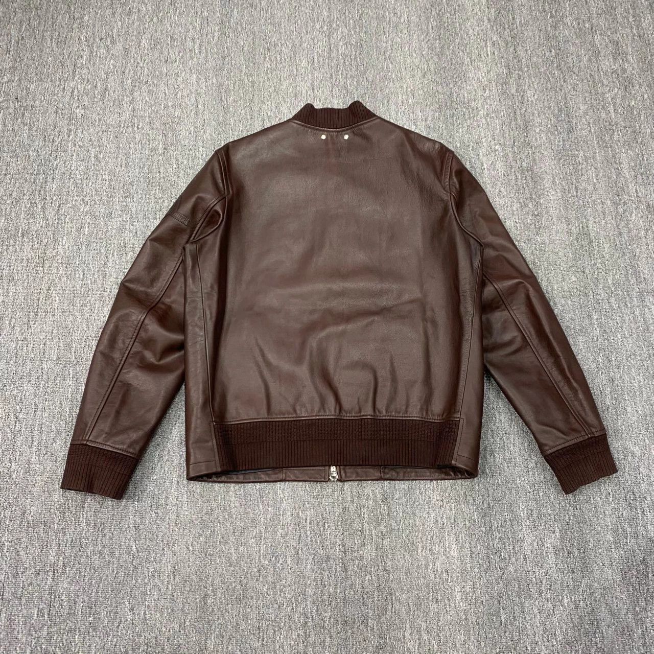 Louis Vuitton LV Brown 1854 Badge Leather Jacket Size US L / EU 52-54 / 3 - 2 Thumbnail