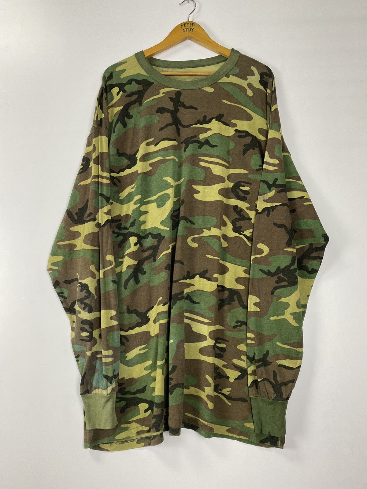 Vintage Vintage Army Long Sleeve Shirt Size US XL / EU 56 / 4 - 8 Thumbnail