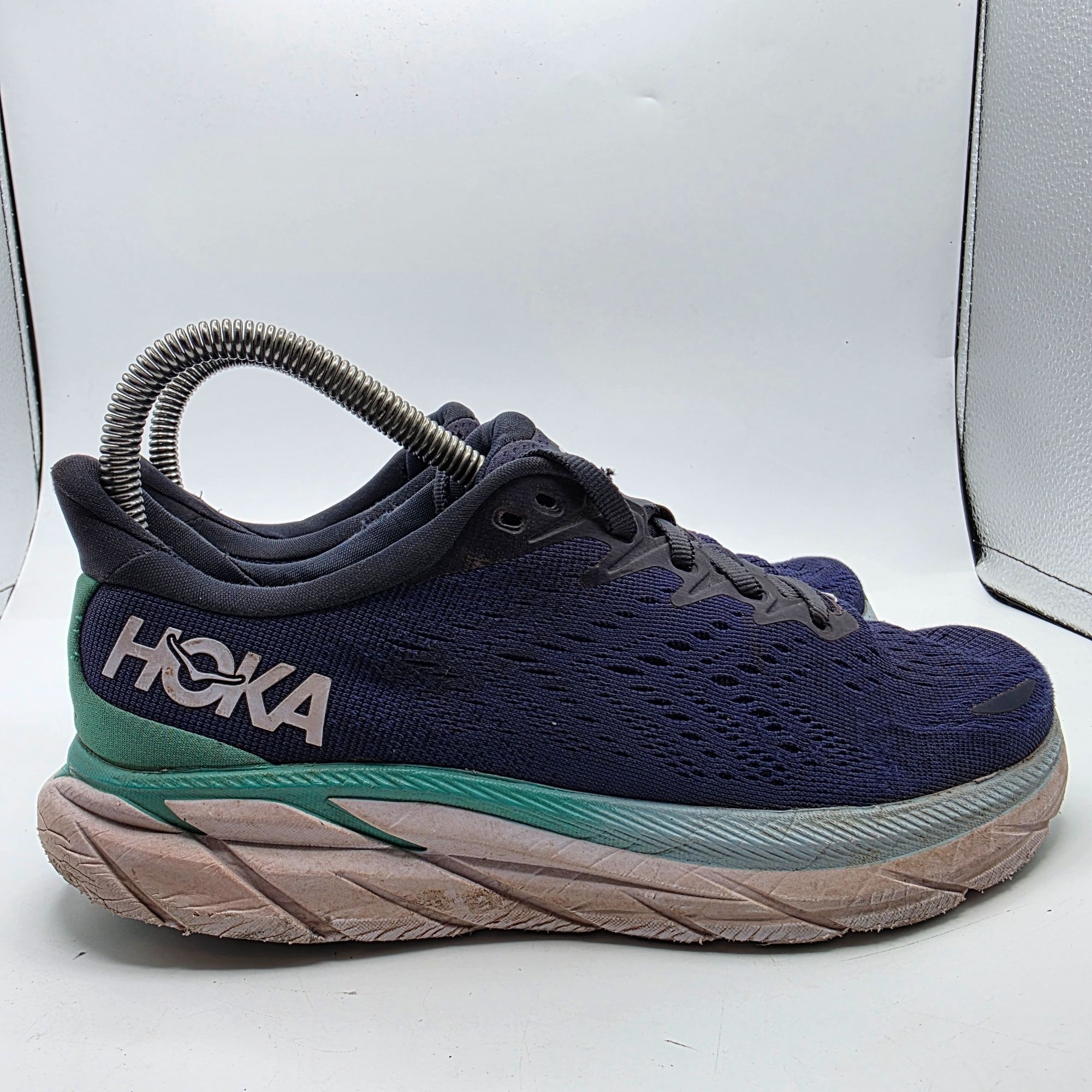 Hoka Hoka One One Clifton 8 Womens Size 5.5 B Blue Athletic Shoes Size US 5.5 / IT 35.5 - 12 Thumbnail