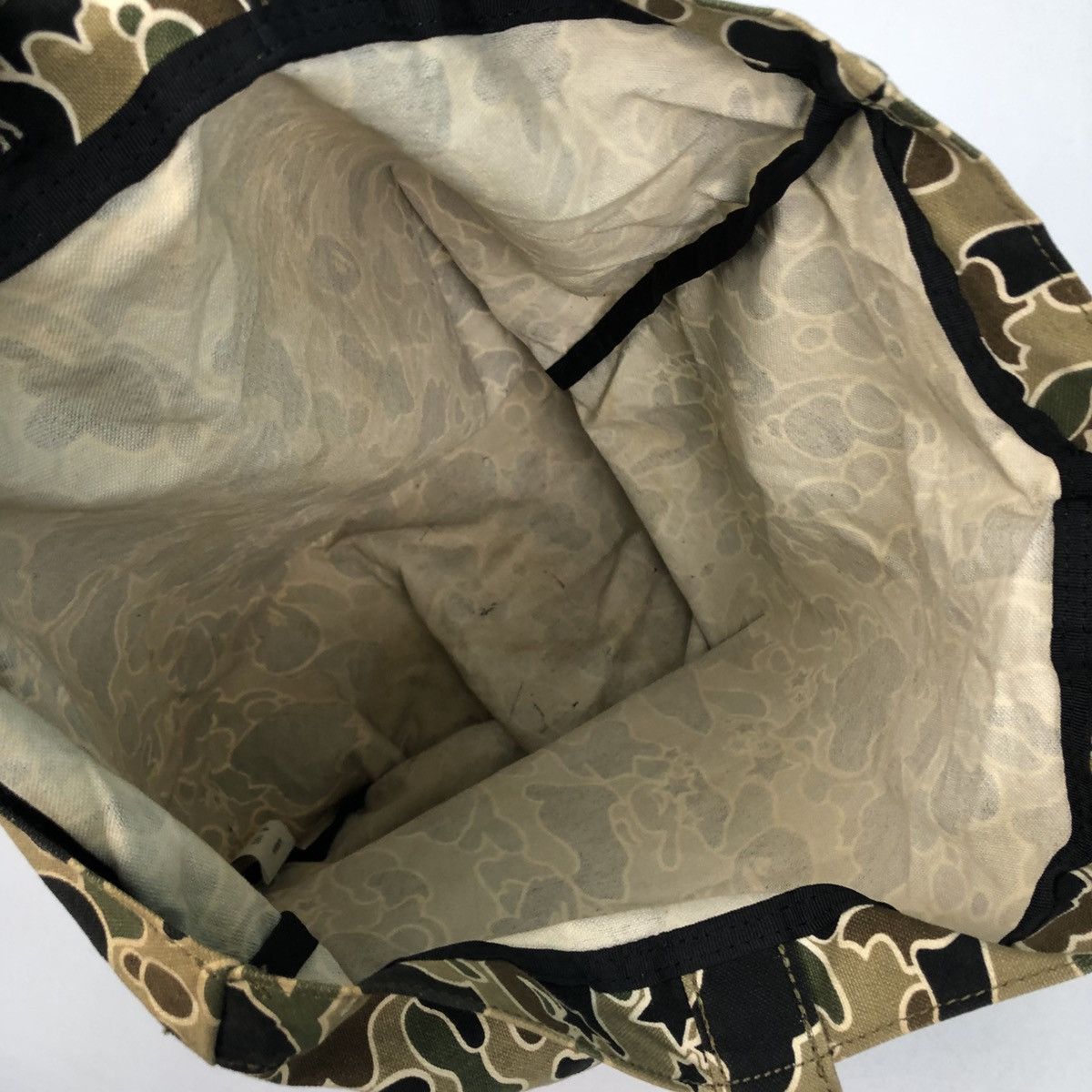Bape A BATHING APE CAMO CANVAS TOTE BAG Size ONE SIZE - 5 Thumbnail