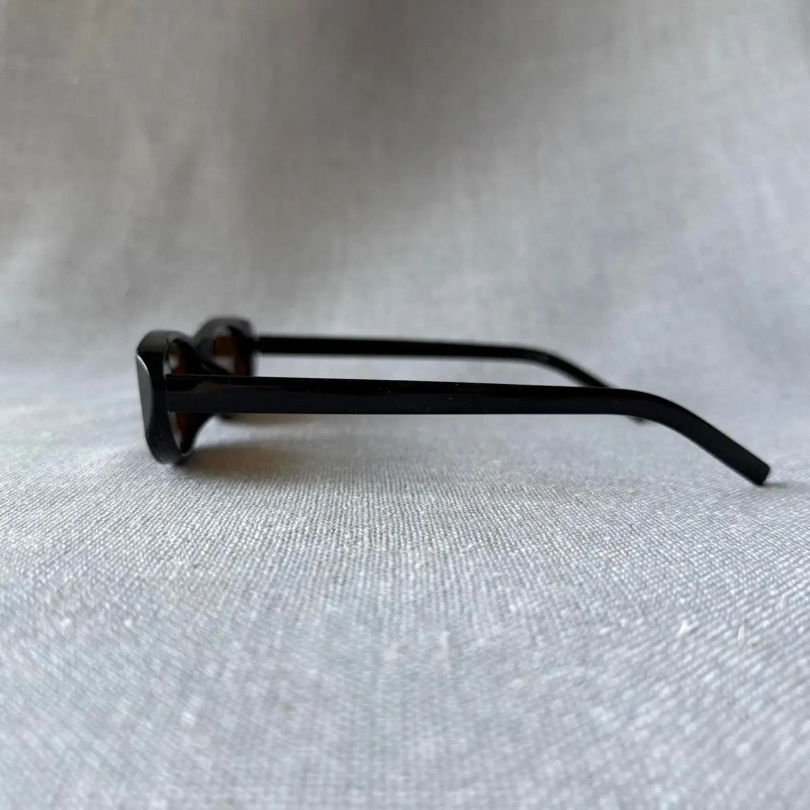 Other Skinny thin black frame sunglasses MENS2 Size ONE SIZE - 6 Thumbnail