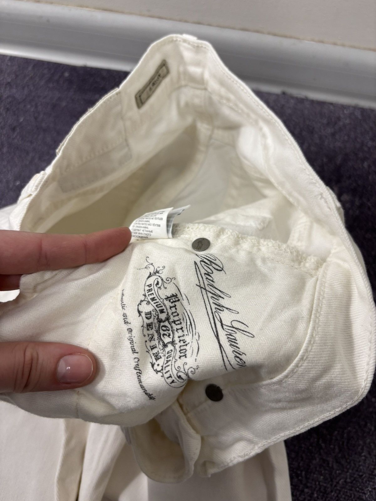Ralph Lauren Ralph Lauren Proprietor Women’s White Skinny Stretch Jeans Size 26" / US 2 / IT 38 - 10 Thumbnail