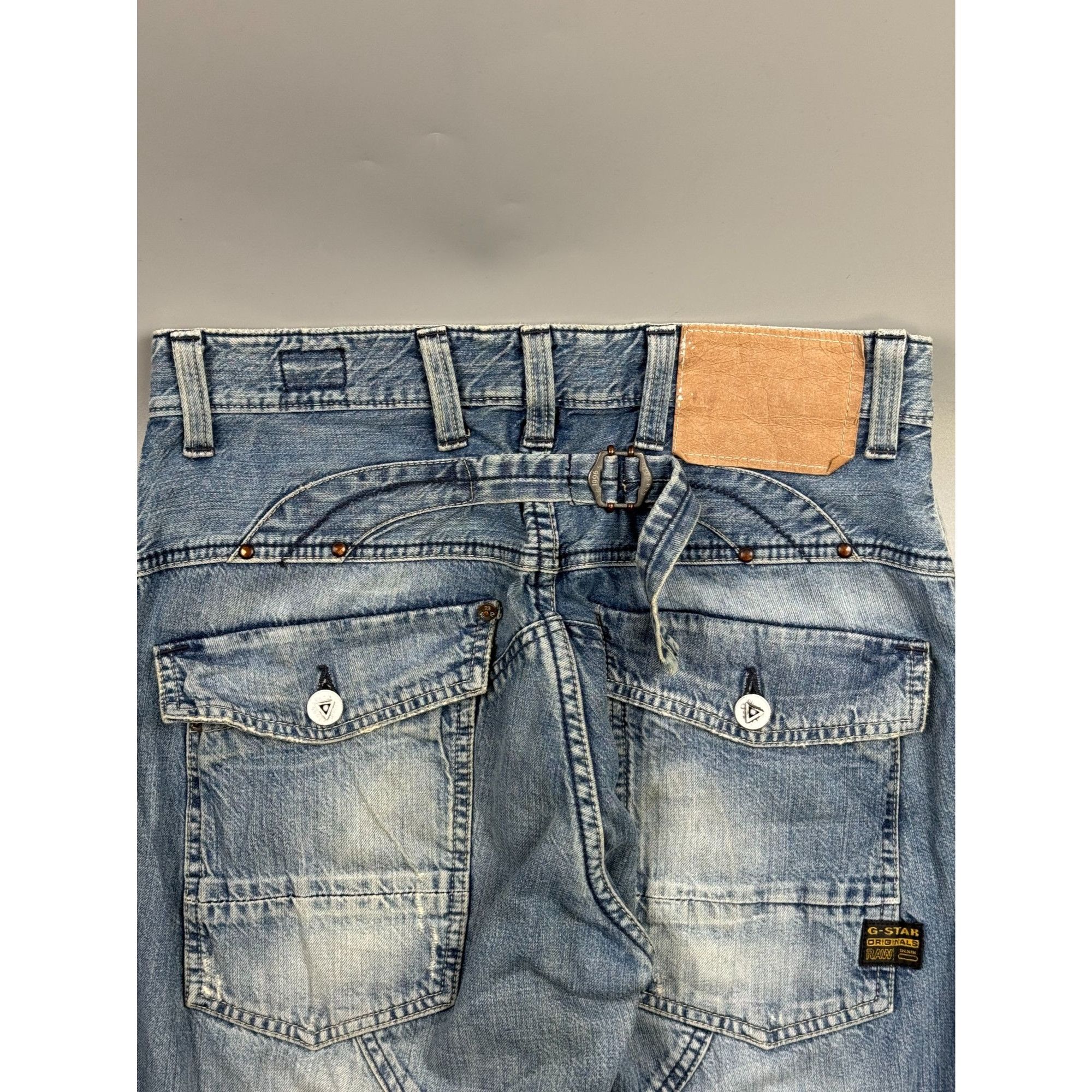 G-Star G-Star Raw Light Wash Denim Jeans Pants (Y1241) Size US 32 / EU 48 - 12 Thumbnail