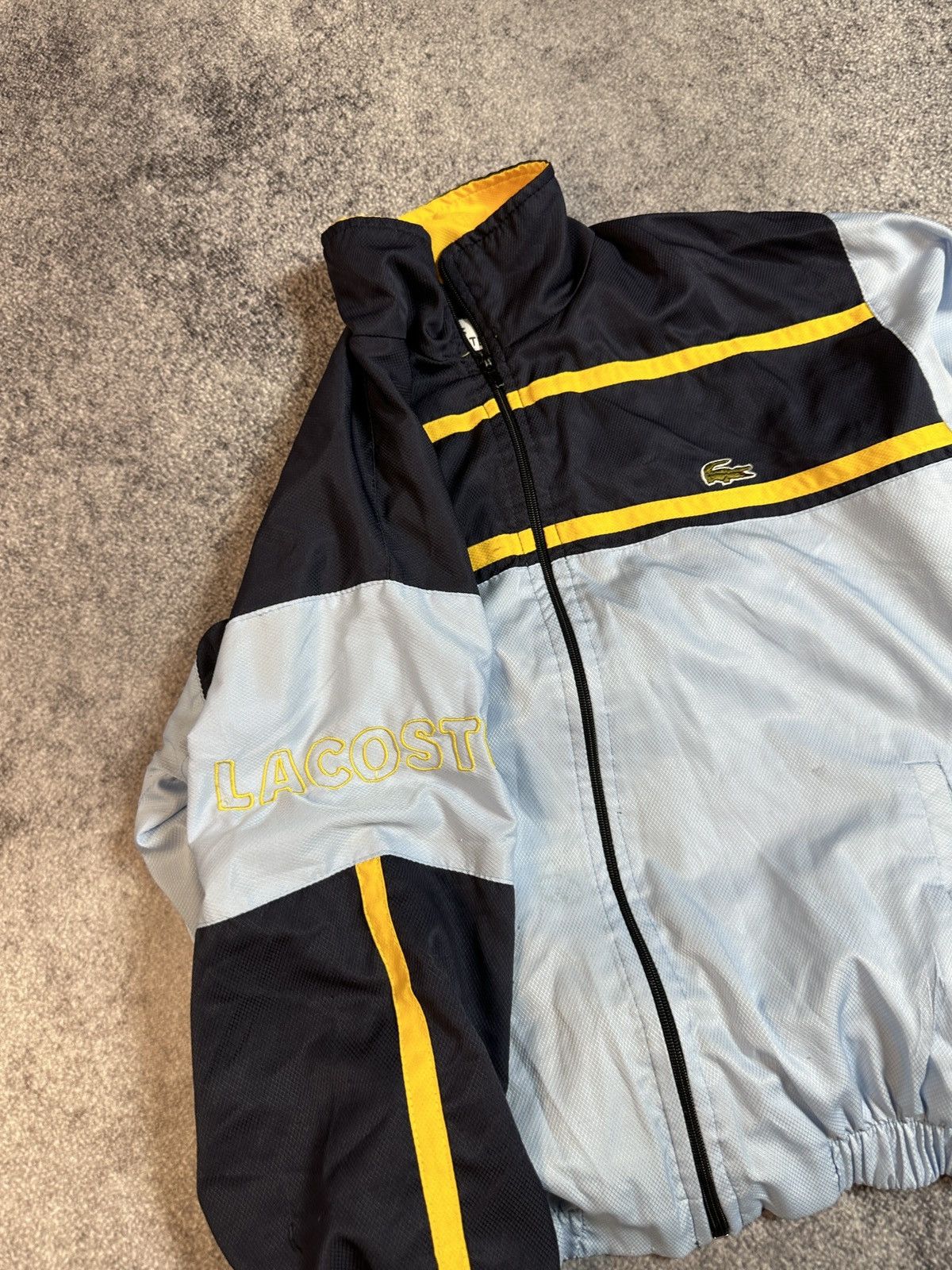 Lacoste × Vintage Vintage Lacoste Nylon Jacket Streetwear Logo Drill XS USA Size US XS / EU 42 / 0 - 2 Thumbnail