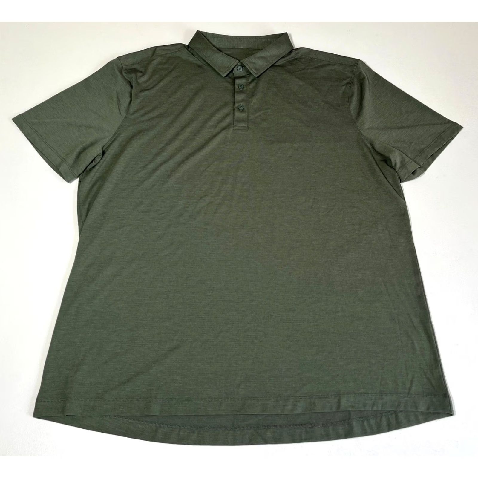 Lululemon Lululemon Polo Shirt Men Green XXL Polo Shirt Men Green XXL Size US XXL / EU 58 / 5 - 4 Thumbnail