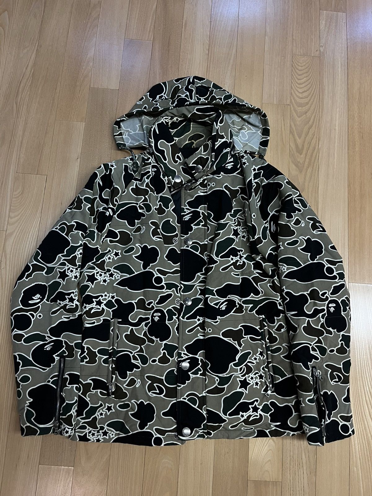 Bape Bape Archive psyche Camo Board Jacket Size US S / EU 44-46 / 1 - 1 Thumbnail