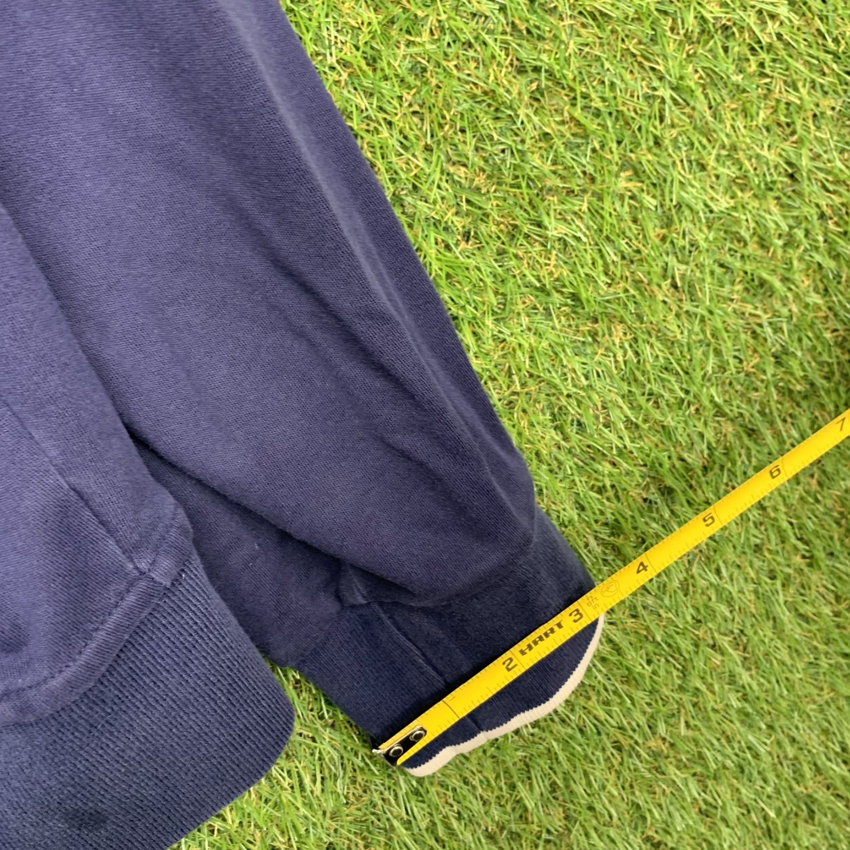 Polo Ralph Lauren VINTAGE Ralph Lauren Track Jacket Mens Large Navy Blue Full Zip Athletic Retro Polo Polo Pony Sports Casual Size US L / EU 52-54 / 3 - 7 Thumbnail