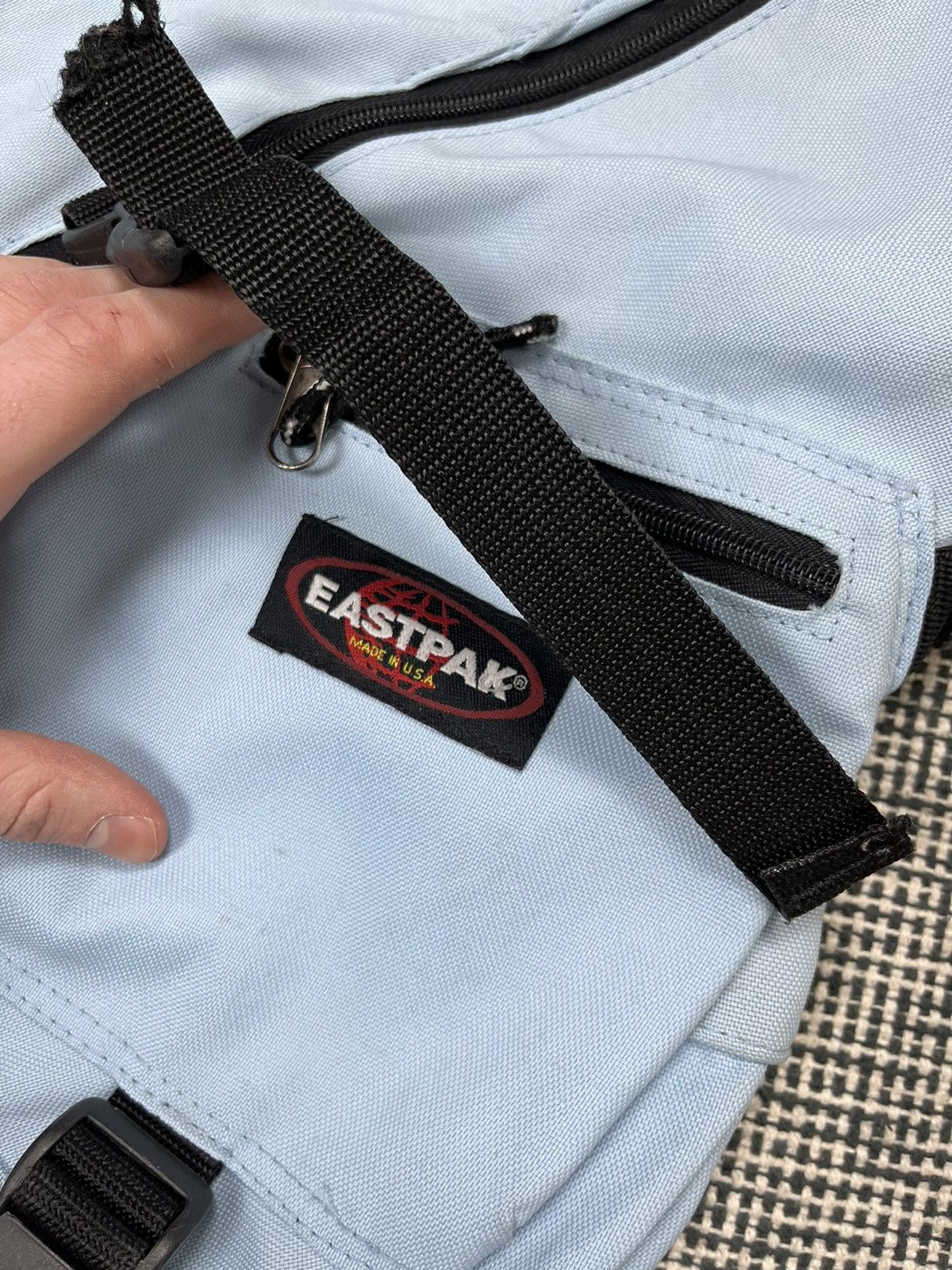 Eastpak Eastpak baby blue vintage sling bag backpack like Oakley y2k Size ONE SIZE - 5 Thumbnail