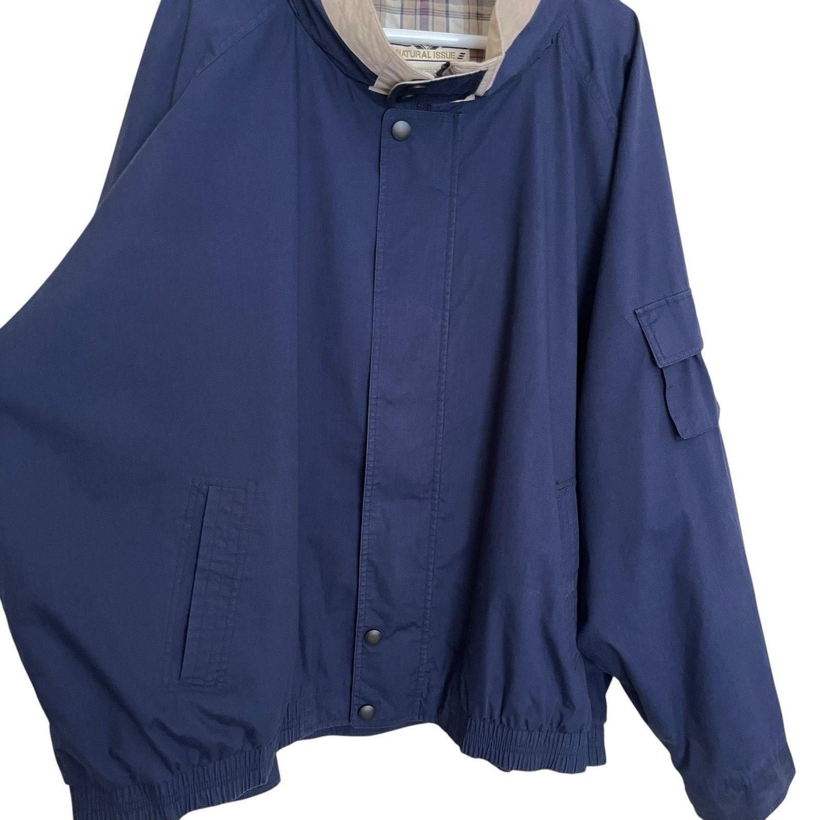 Natural Issue Natural Issue | Vintage Bomber Jacket 4XL Retractable Hood Size US XXL / EU 58 / 5 - 2 Thumbnail