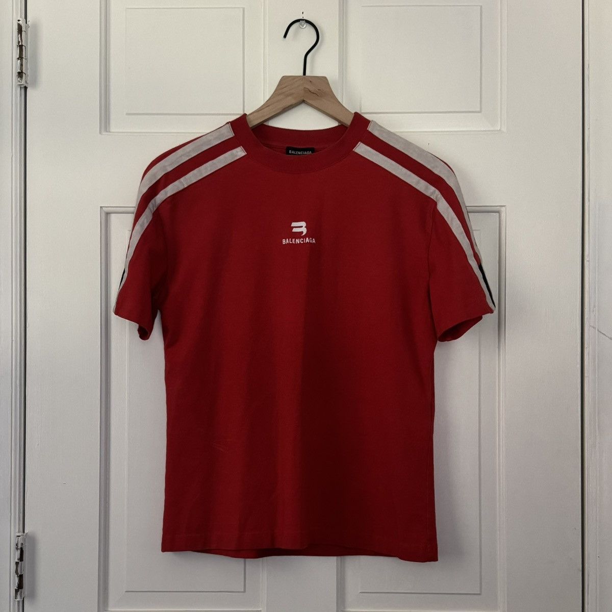 Balenciaga Balenciaga sporty B shrunk tee | Grailed