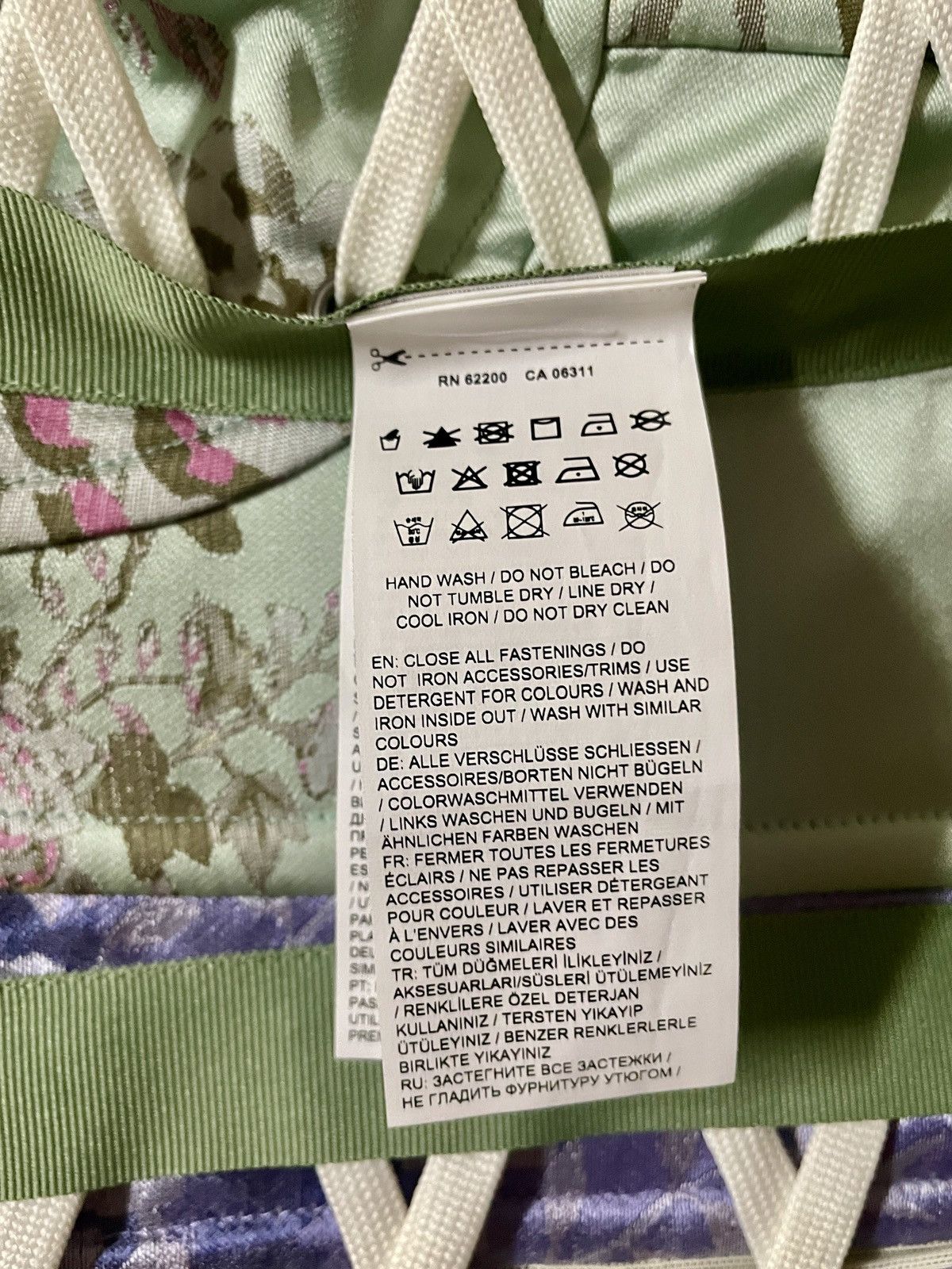 Fenty × Puma Fenty x Puma Floral Bustier in Sweet Lavender Size XS / US 0-2 / IT 36-38 - 7 Thumbnail
