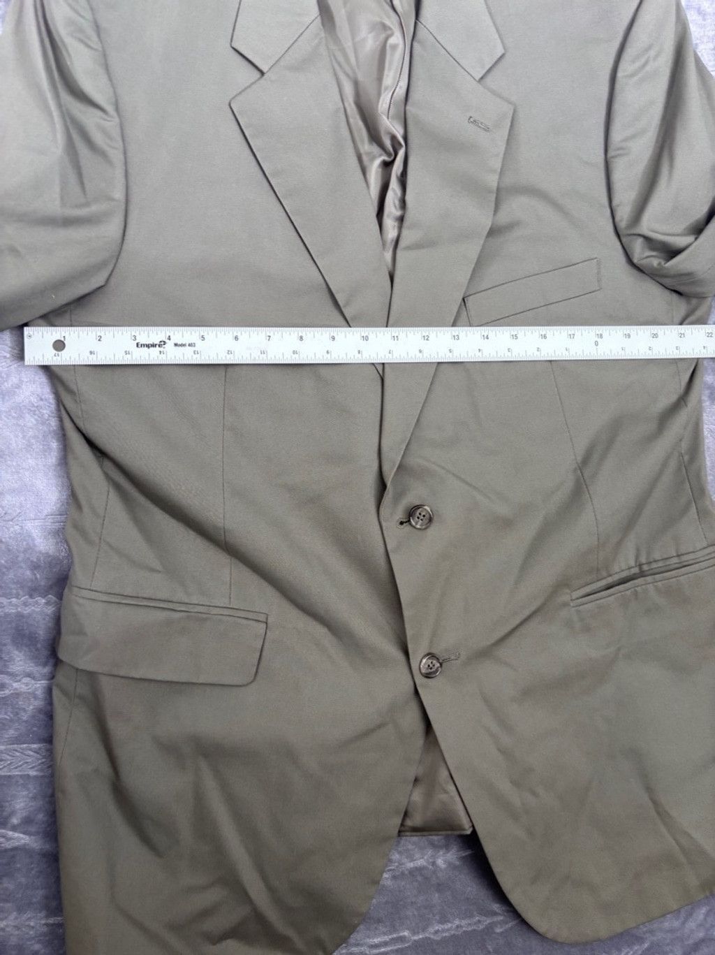 Brooks Brothers Men's Brooks Brothers Blazer 46R Light Olive Size 46R - 2 Thumbnail
