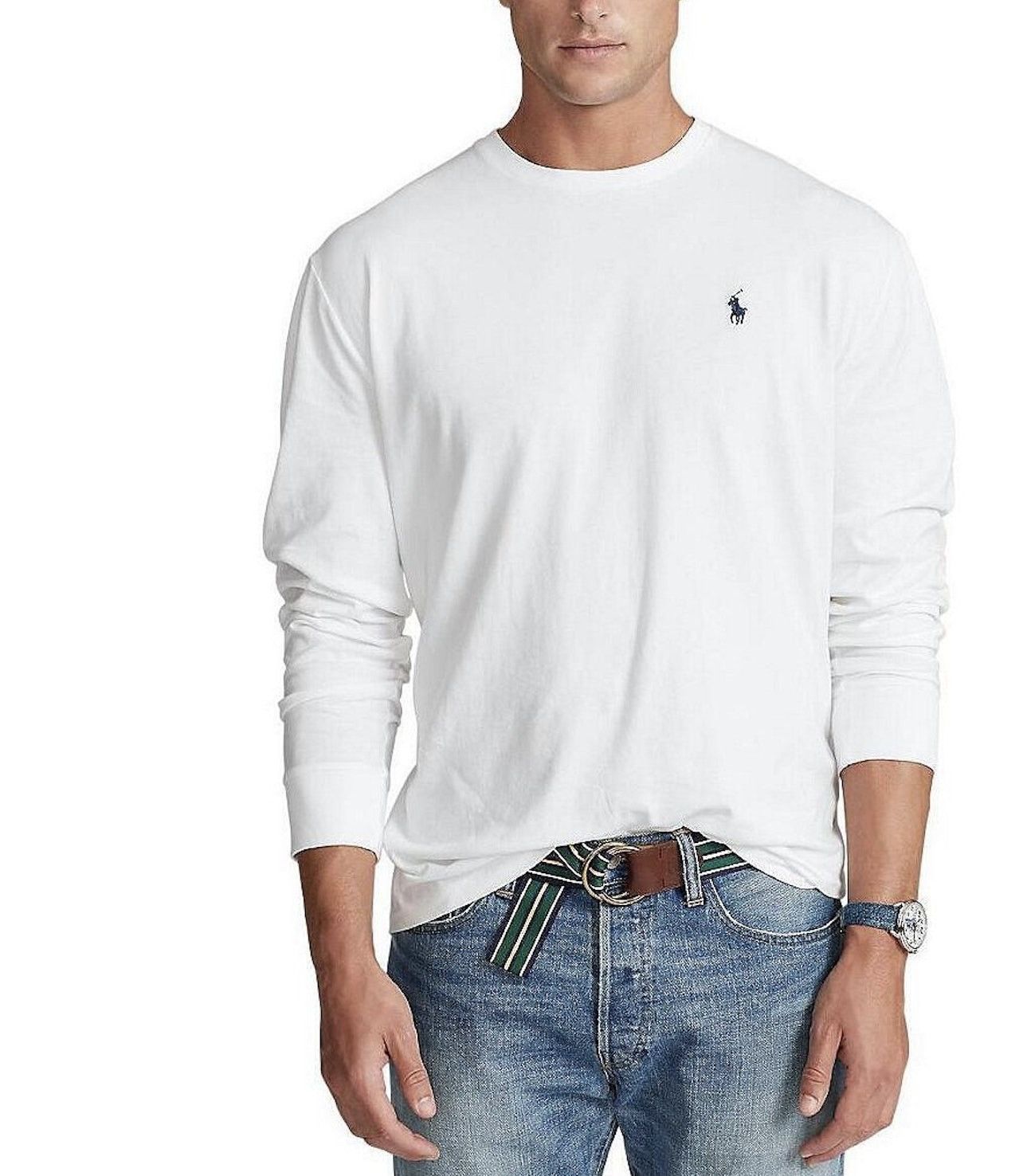 Polo Ralph Lauren Polo Ralph Lauren Jersey Long Sleeve T-Shirt Size US L / EU 52-54 / 3 - 1 Thumbnail