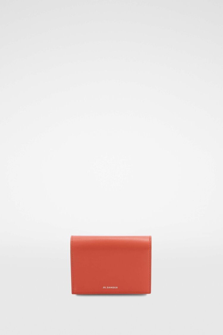 Jil Sander o1mt1gz0725 Size: OS / Card Holder in Red Size ONE SIZE - 1 Thumbnail