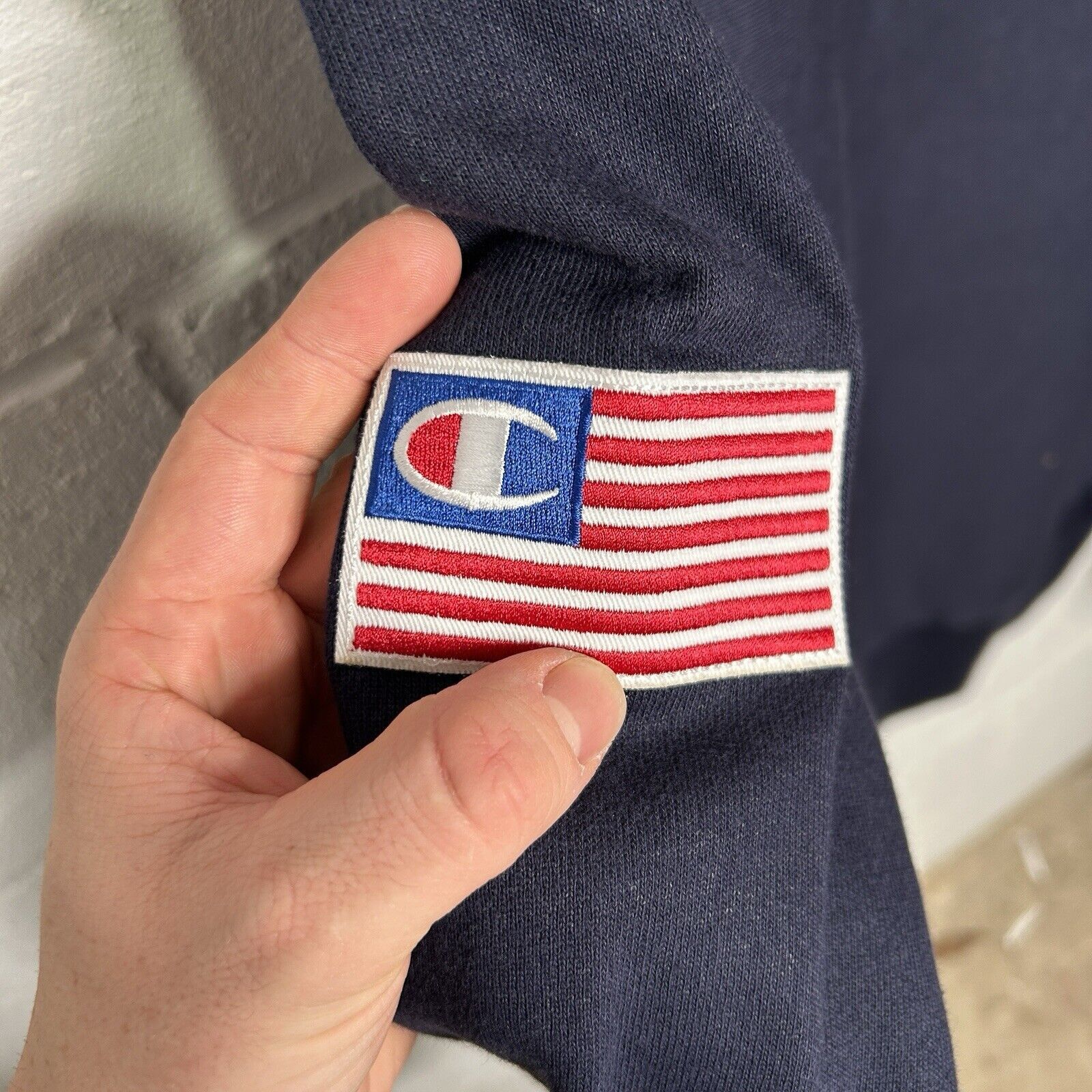 Champion Champion Reverse Weave Hoodie Sweatshirt “Navy Blue” 2024 Size US M / EU 48-50 / 2 - 5 Thumbnail